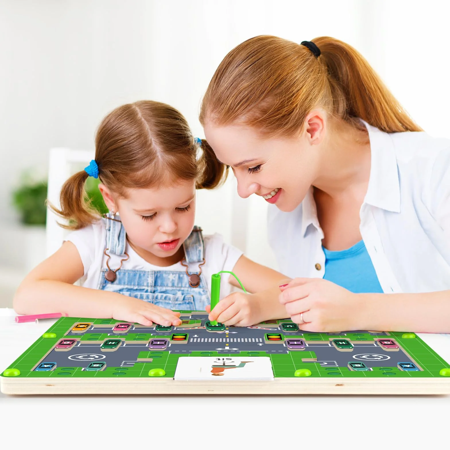Magnetyczny labirynt Sakemontic, gry Montessori 3-5 lat, alfabetowe gry, magnesy na tablicę rejestracyjną, zabawki edukacyjne dla małych ruchów, prezent dla dzieci