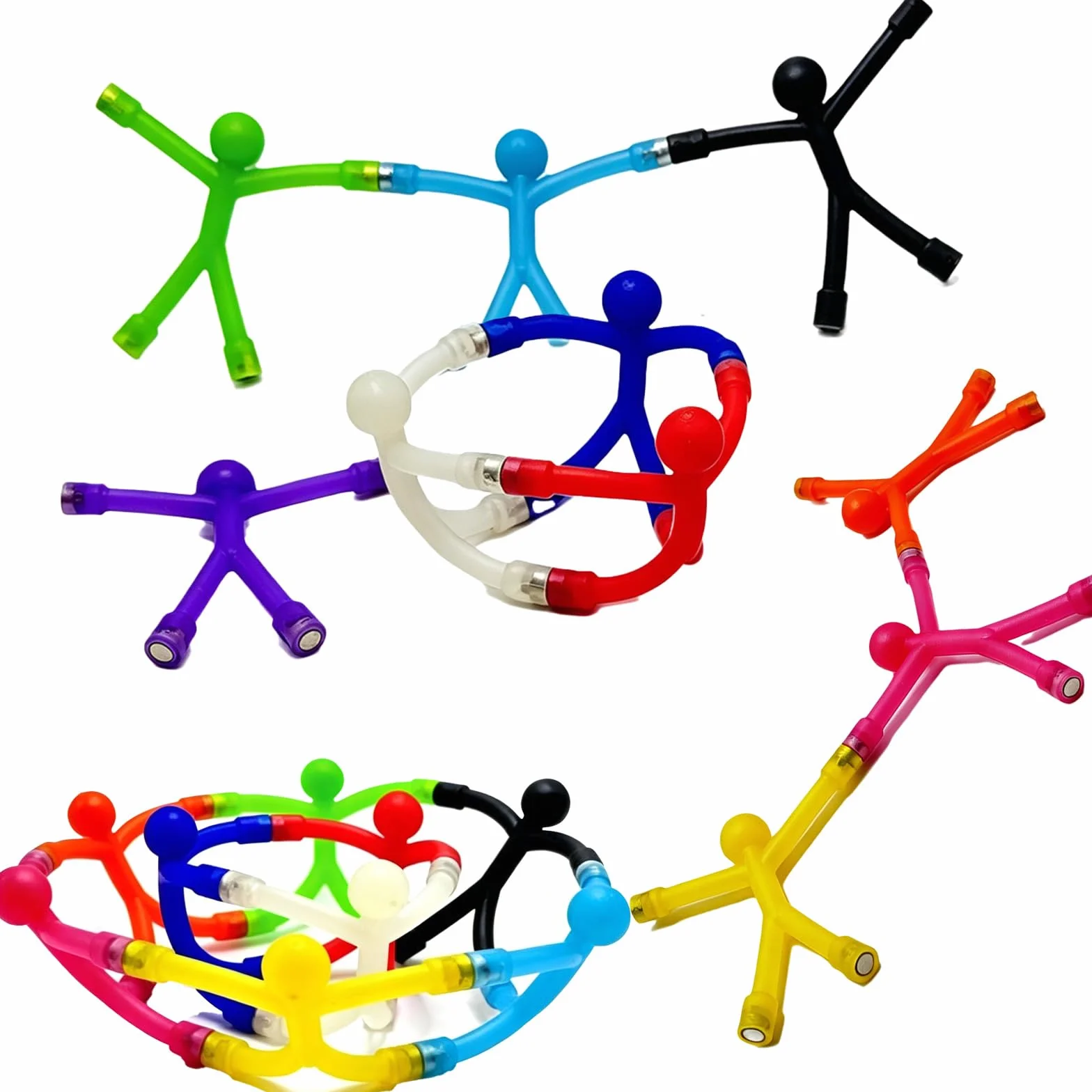 10 sztuk magnetyczne zabawki mini ludzie magnetyczne zabawki mini męskie magnesy na lodówkę dla dzieci kreatywność zainteresowanie prezent trwały przenośny