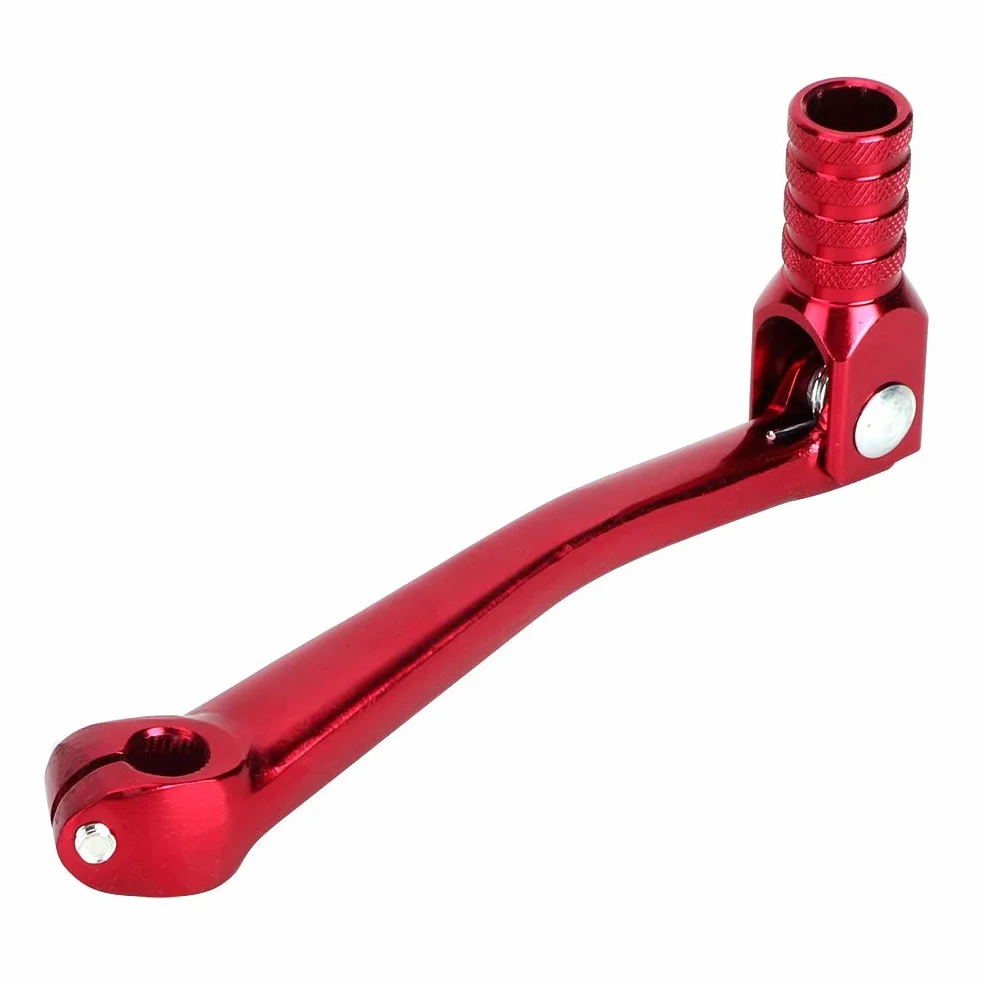 Pedał zmiany biegów motocyklowych aluminium CNC 11-14 mm składany