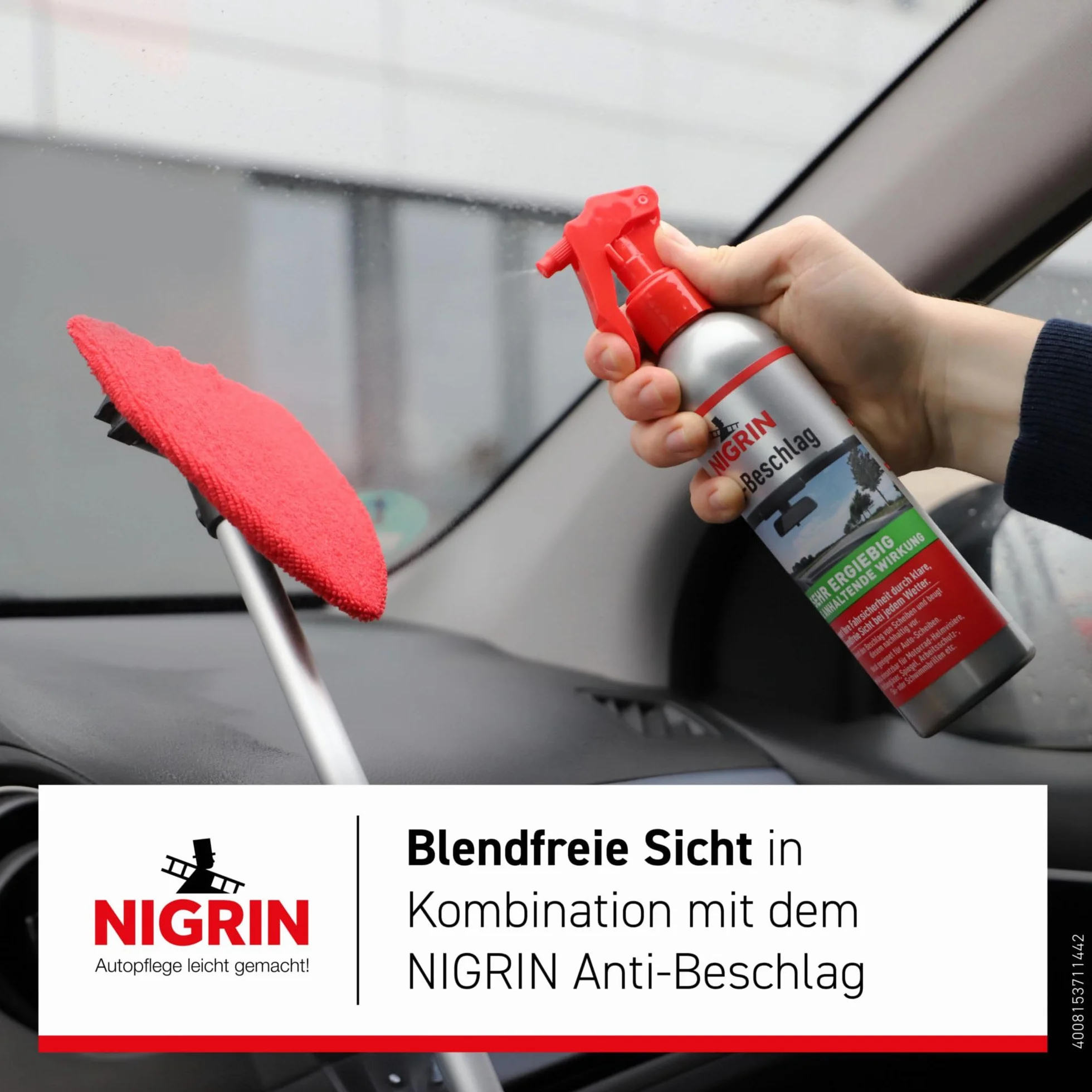 Nigrin 71144 Teleskopowa Myjka Do Szyb Wewnętrznych