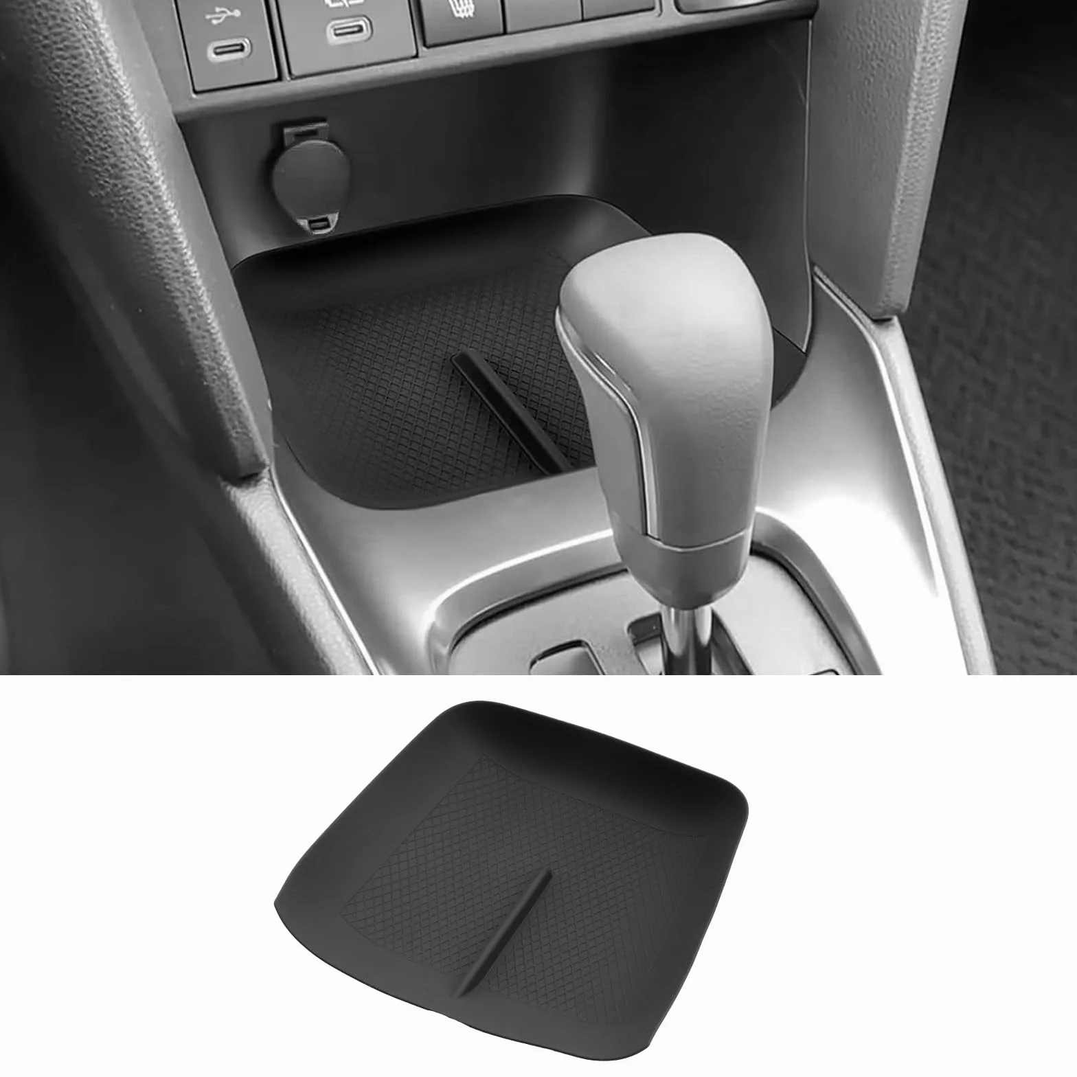 Mata gumowa kompatybilna z Toyota Yaris Yaris Cross Hatchback GR 2020-2025, antypoślizgowa, akcesoria