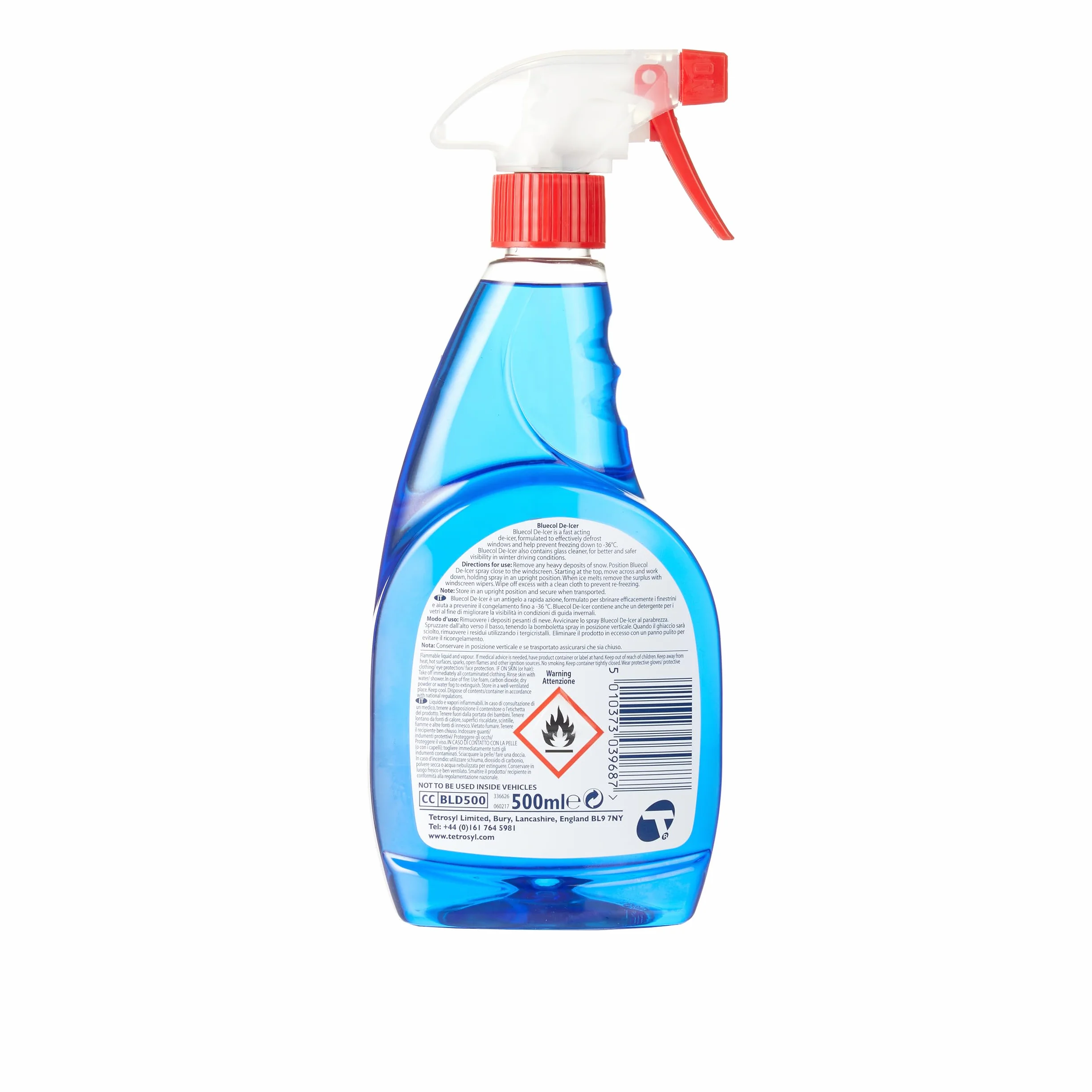 Bluecol De-Icer Trigger 500 ml