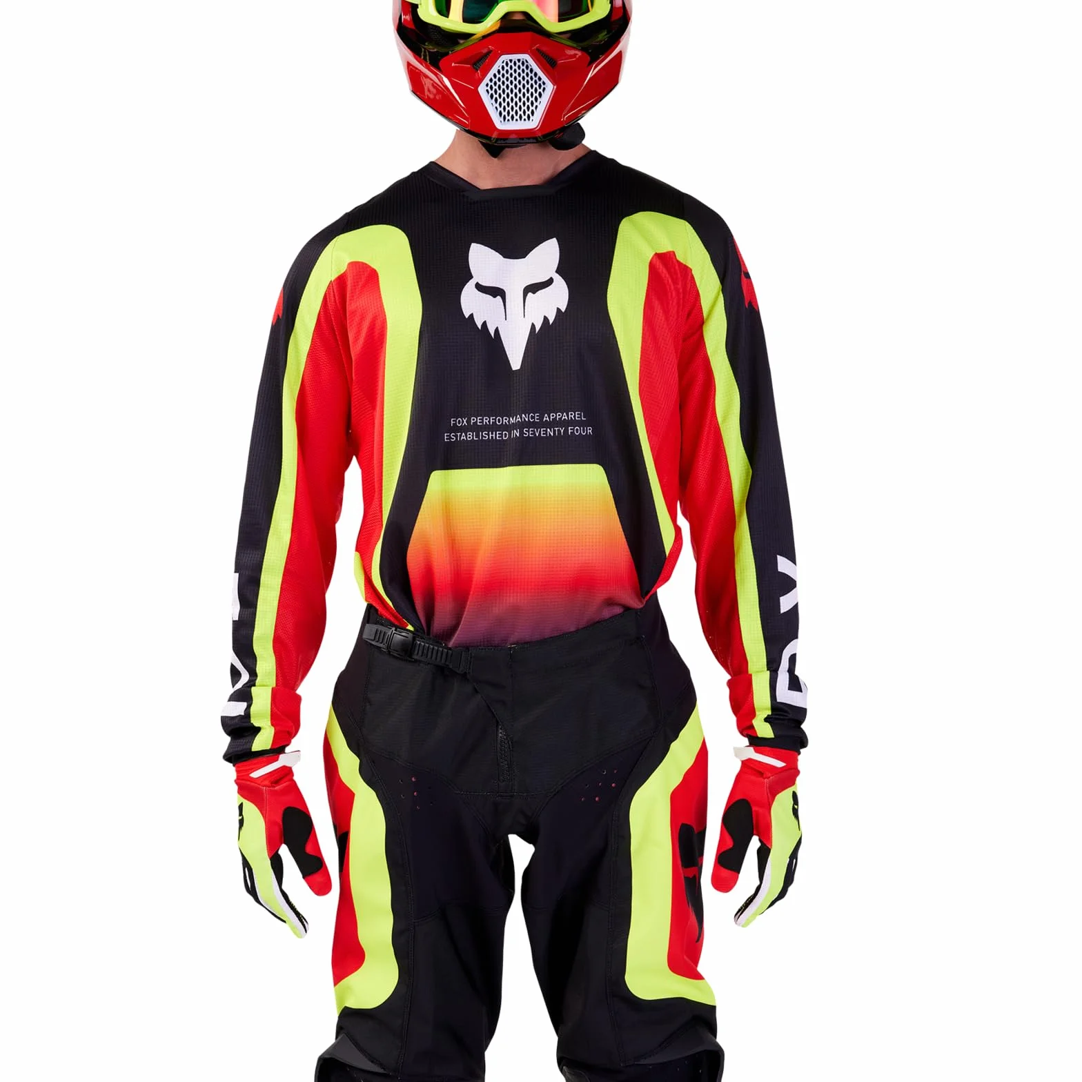 Fox Racing 180 BALLAST bluza czarna/czerwona M