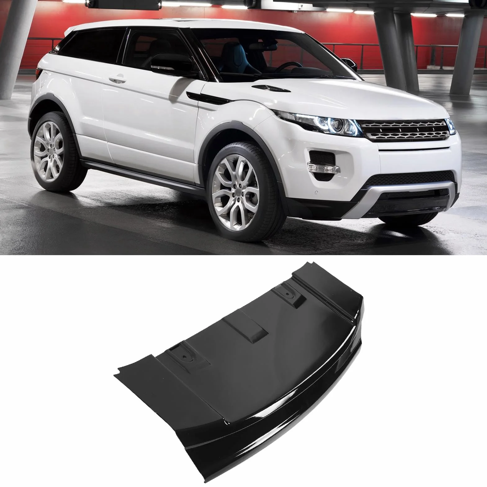 Osłona Haka Holowniczego Przedniego Zderzaka LR028187 Zamiennik L538 2012-2015 Jasnoczarna