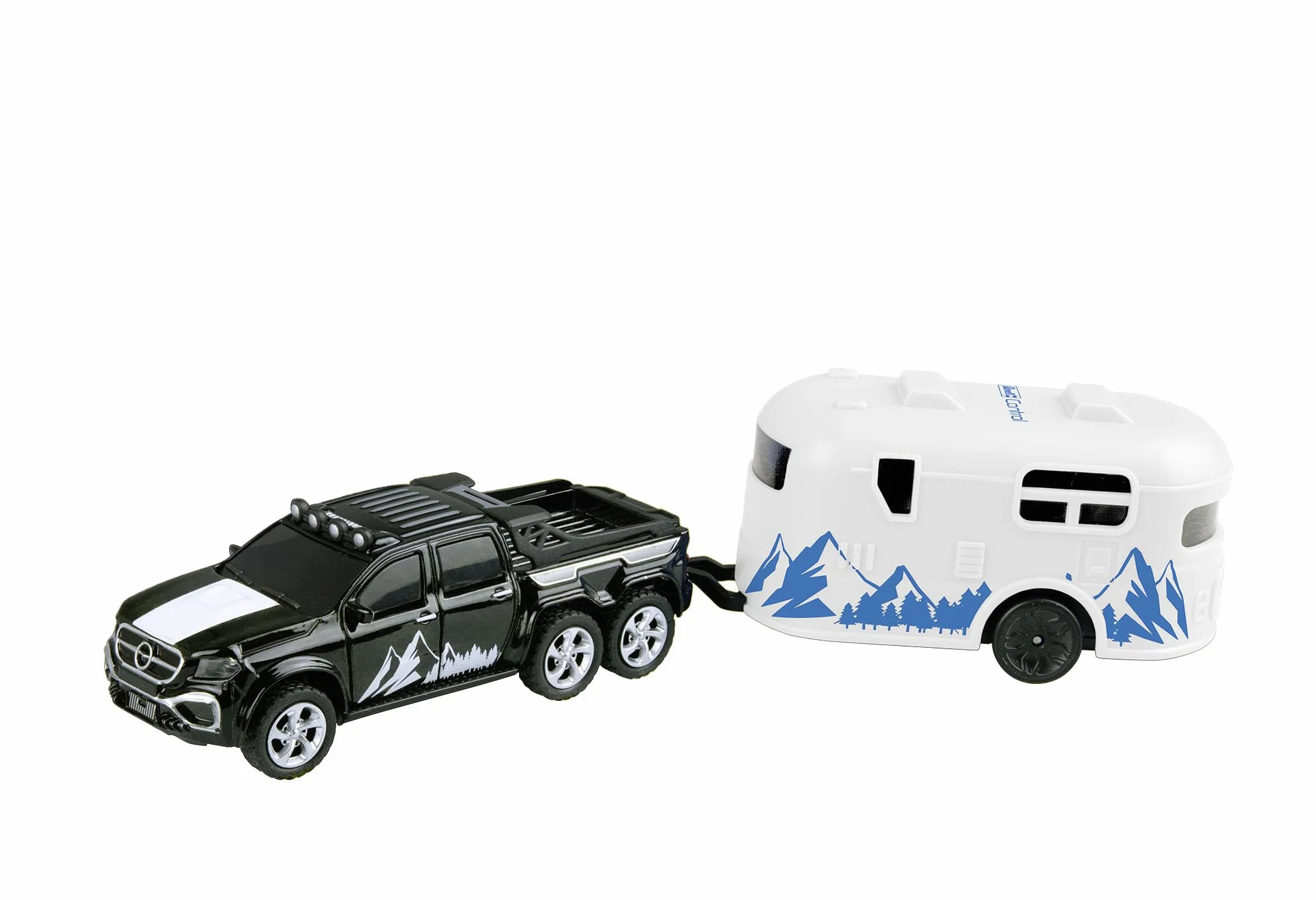 Revell Control I Mini RC Car z kamperem I skala 1:64 I od 6 lat I częstotliwość radiowa: GHz I przygoda kempingowa w małym formacie I realistyczny design I sterowany radiowo samochód zabawkowy