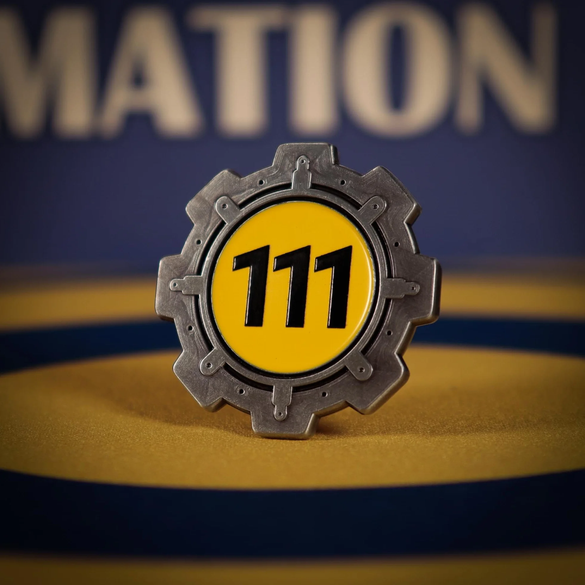 Fallout - edycja limitowana moneta - Vault 111 drzwi