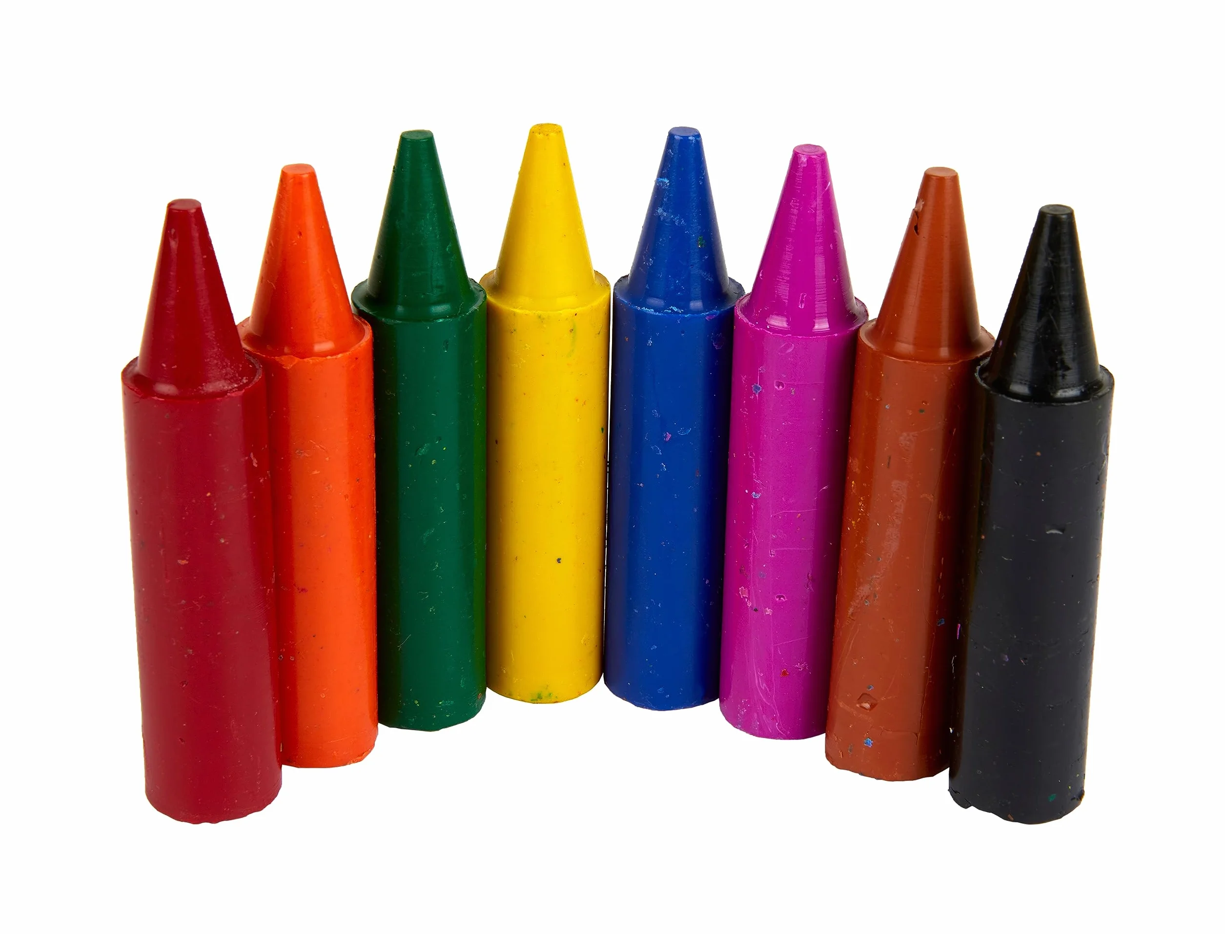 CRAYOLA MyFirst Jumbo kredki do kolorowania, łatwe do uchwycenia, idealne dla małych dzieci, dla dzieci w wieku od 12 miesięcy, wielokolorowe (8 sztuk)