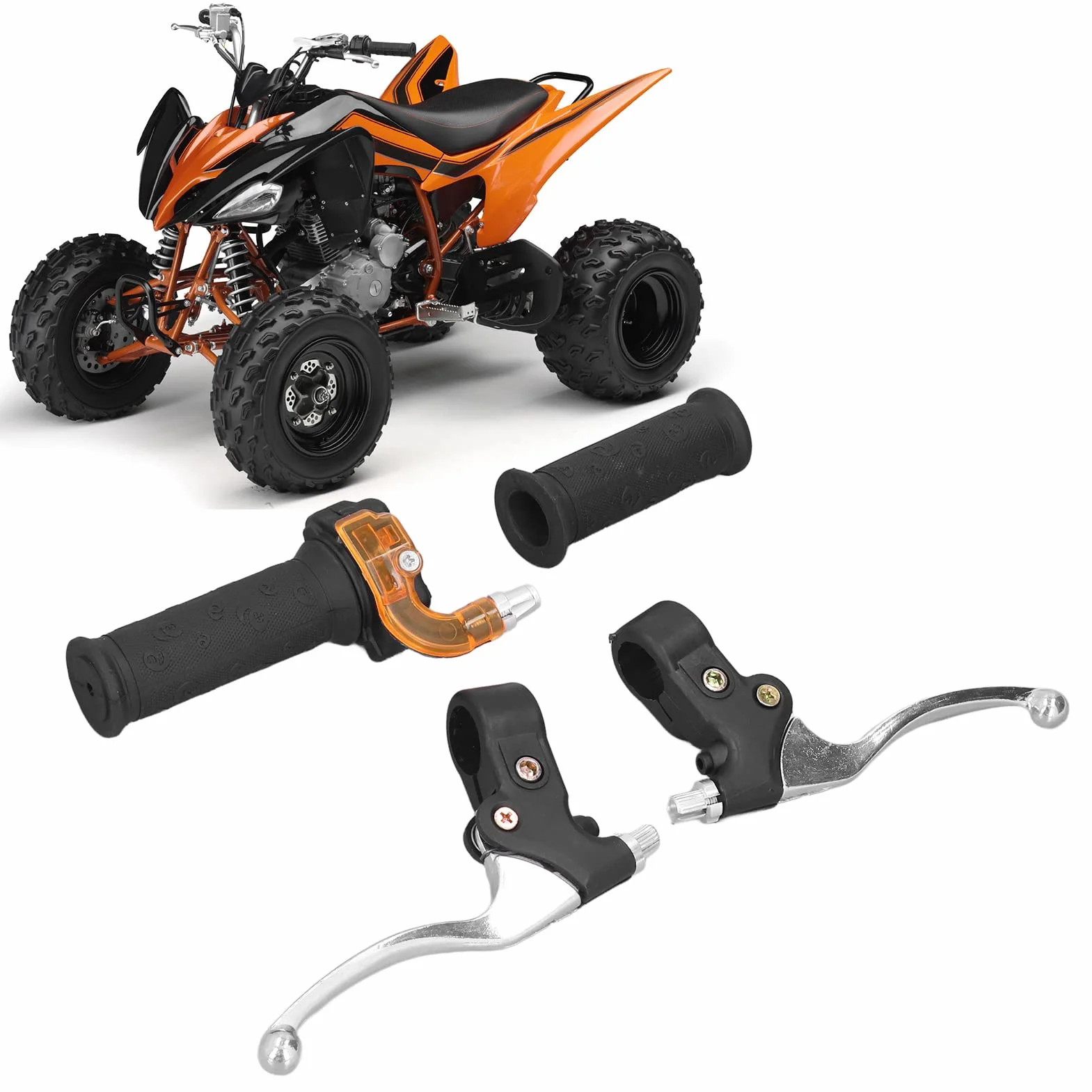 Klamka Przepustnicy Zestaw Dźwigni Hamulca 22mm dla Motocykli 47cc 49cc 2 Suwowy
