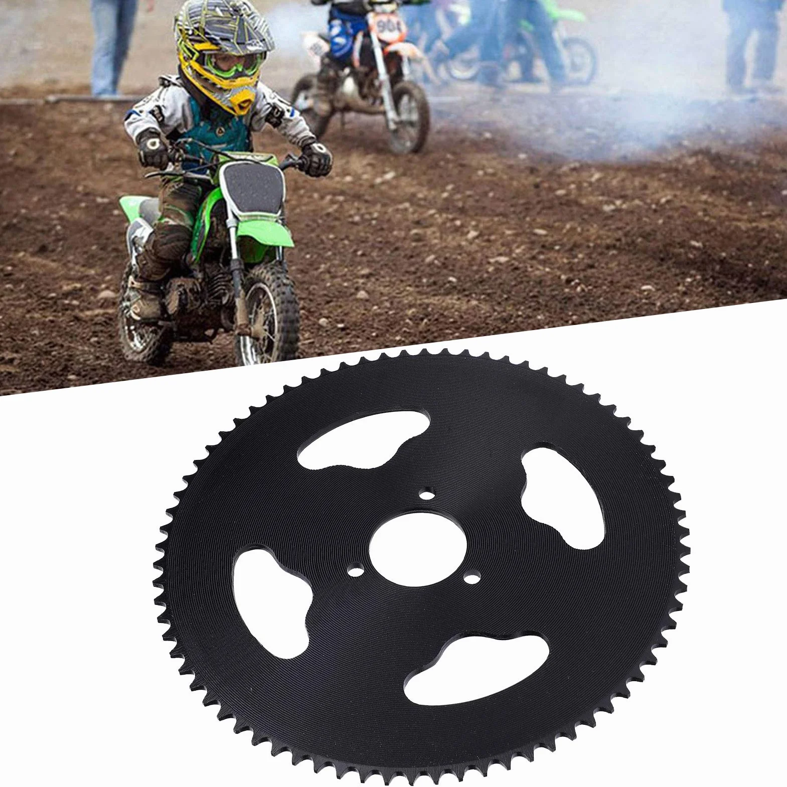 Tylna Zębatka, T8F 74T Ząb 35MM Stalowa Tylna Zębatka Trwałe Akcesoria Zamienne do Motocykli