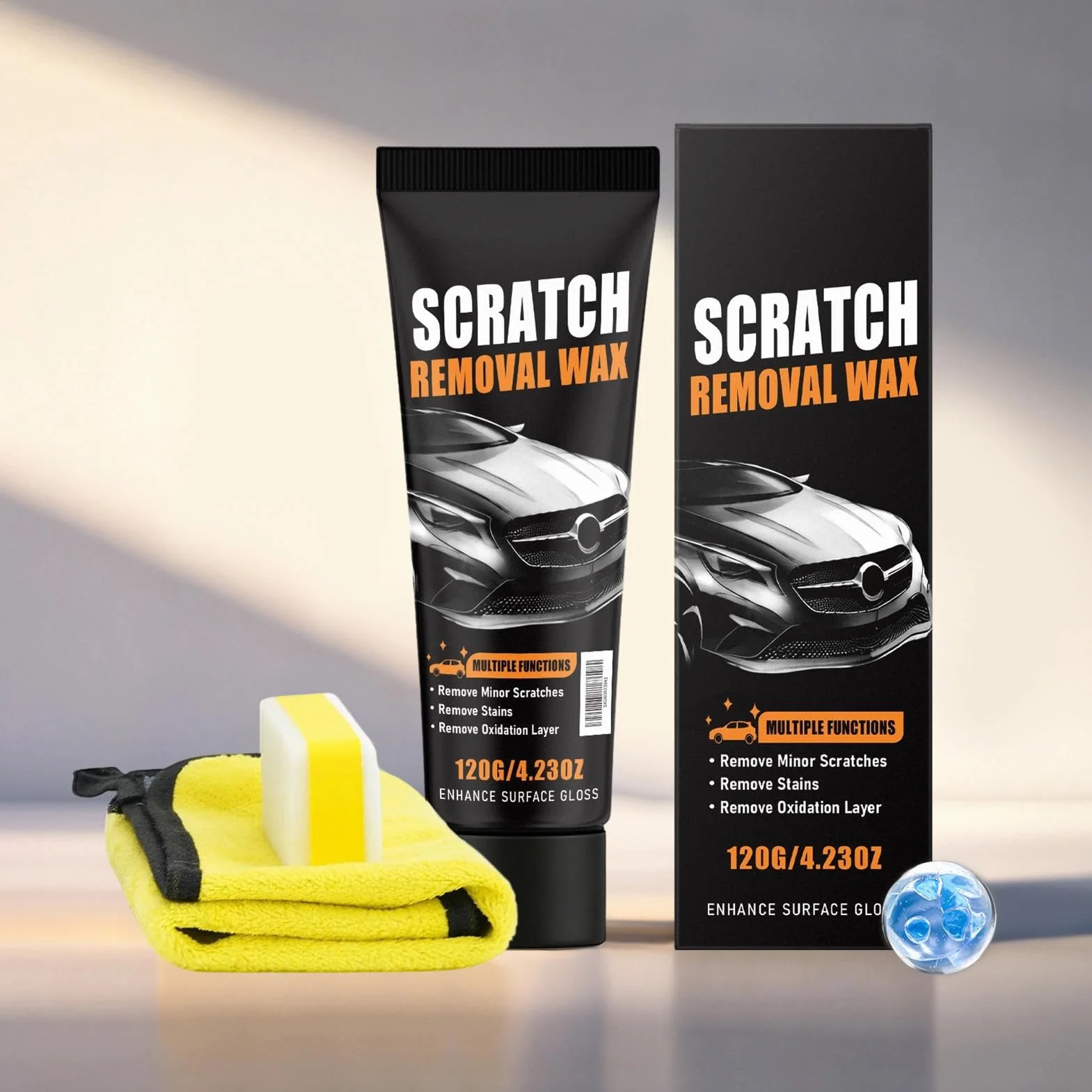 2pcs Car Scratch Remover Wax - Universal Premium Polishing Compound 20g Car Paint Repair Cream