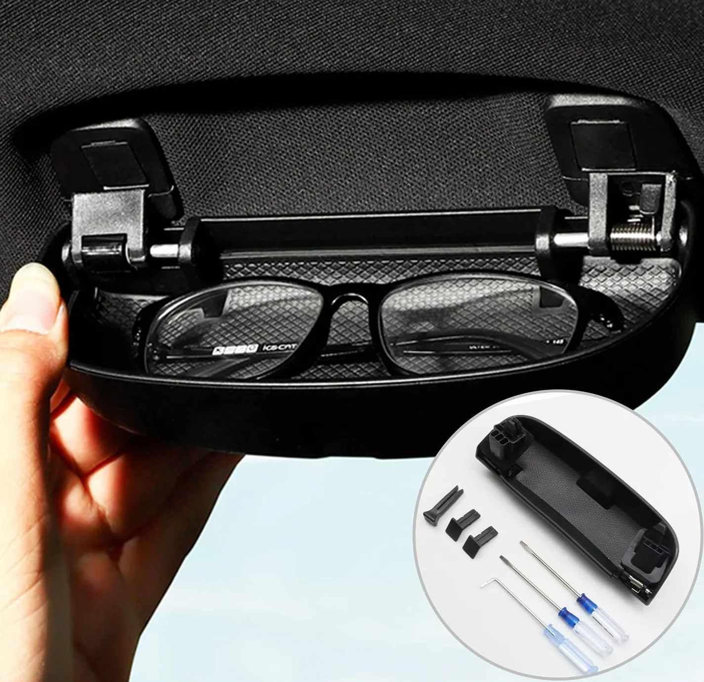 Etui na Okulary Przeciwsłoneczne Kompatybilne VW Golf 8 8.5 Passat B9 Skoda Superb 4 2020-2025