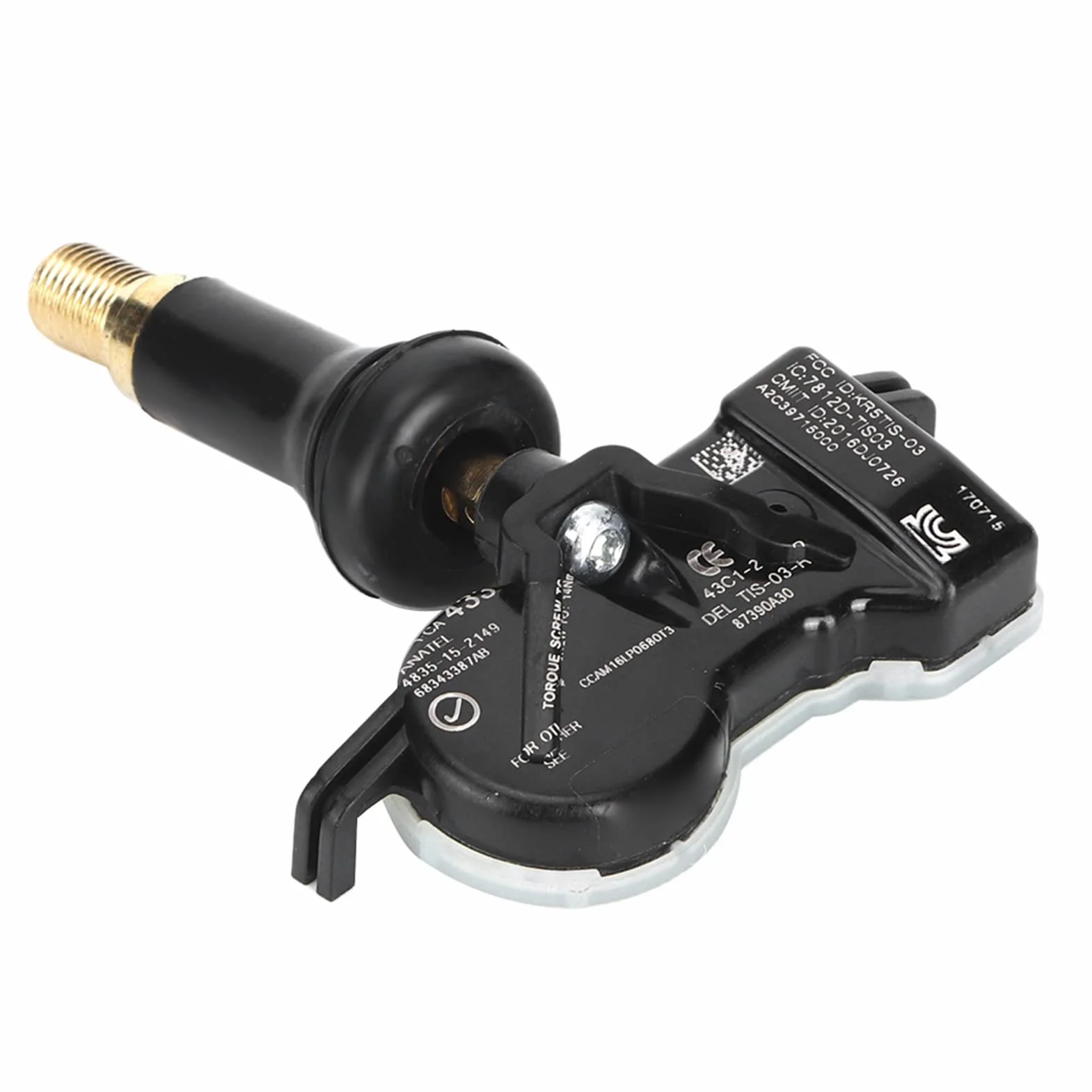 VOBor Czujnik Ciśnienia W Oponach Ze Stopu Aluminium 68313387AB Pasuje Do Jeep Grand Cherokee 2016-2019