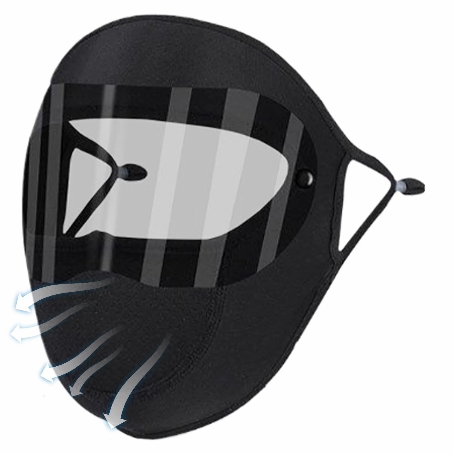 Face Cover Face Shield Sun Protection 10.63x8.66x2.36 inch Windproof Cycling Outdoor Motorcycle