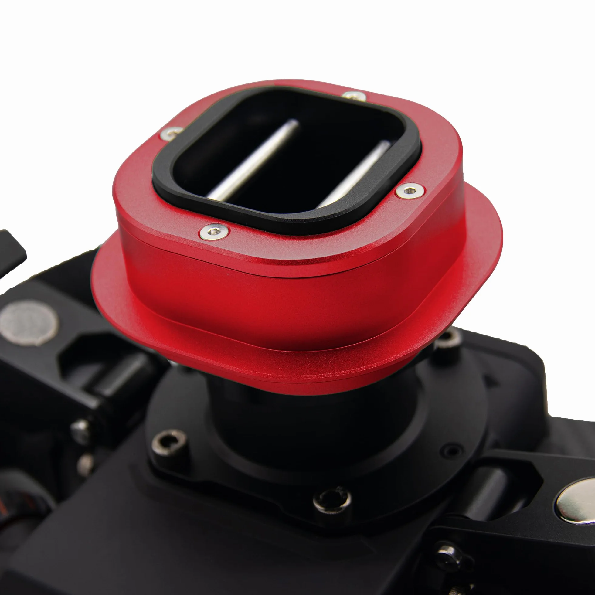 Fanatec Racing Wheel QR2 Pro Quick Release, stabilna konstrukcja, obróbka CNC, anodowana czerwień