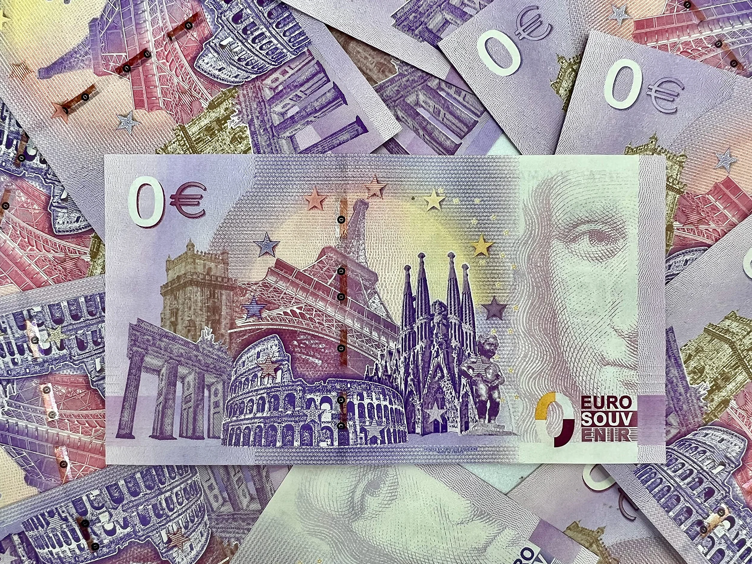 Oryginalne prezenty - Personalizowany banknot Plaza Mayor of Madrid - Nadruk na papierowych pieniądzach - Oryginalne upominki ślubne - Projekt banknotu - Pamiątka Euro