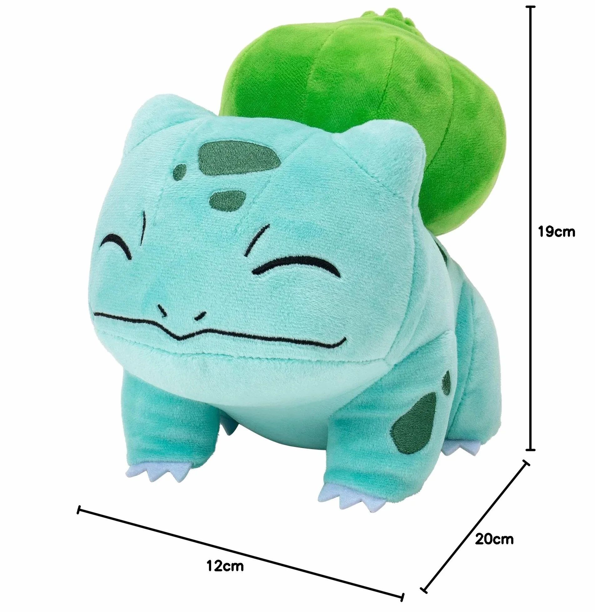 Pokémon PKW2697-20 cm plusz - Bulbasaur/Bisasam, oficjalny plusz Pokémon for children 2+