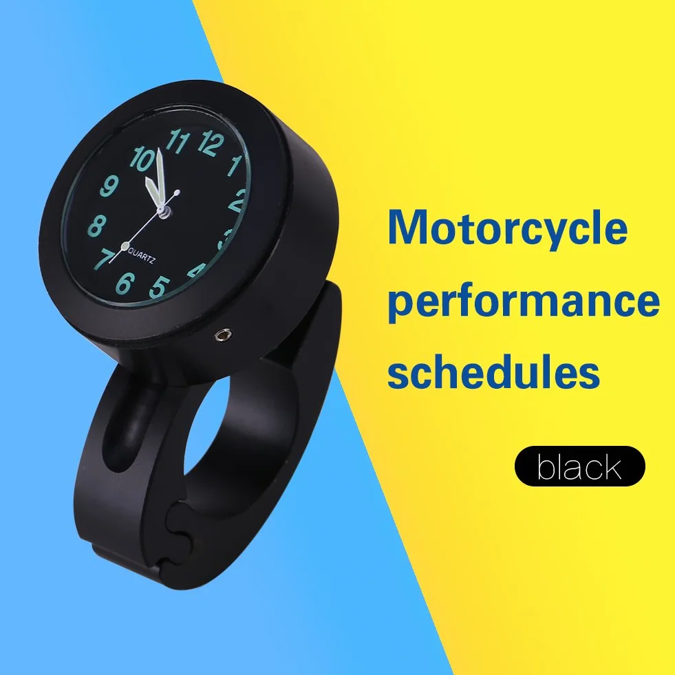 Zegarek na Kierownicę Motocykla 22 mm Wodoodporny Świecący