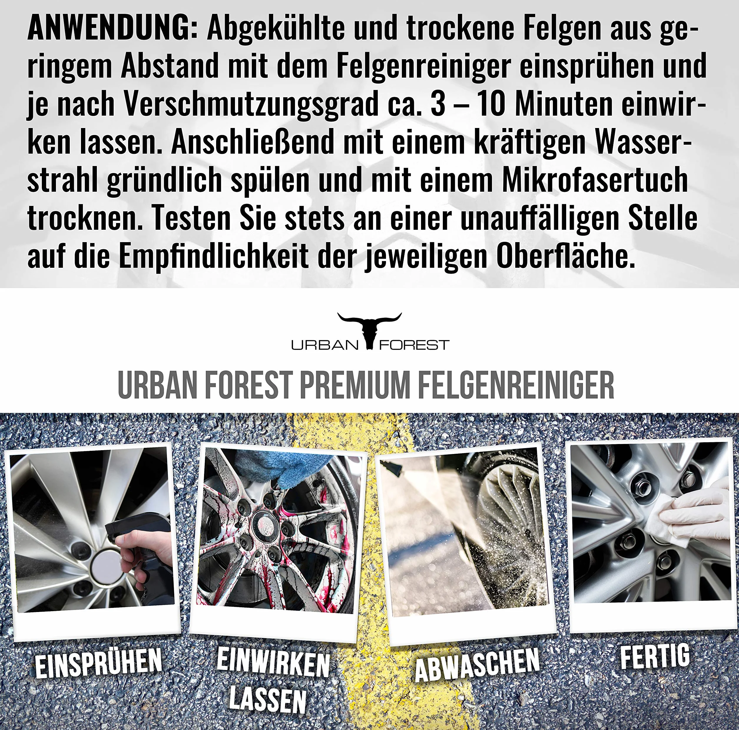 Premium środek do czyszczenia felg samochodowych 1000 ml na felgi aluminiowe z wskaźnikiem kolorów | Środek do czyszczenia wszystkich kół w sprayu | Profesjonalny środek do usuwania brudu | Usuwa kurz