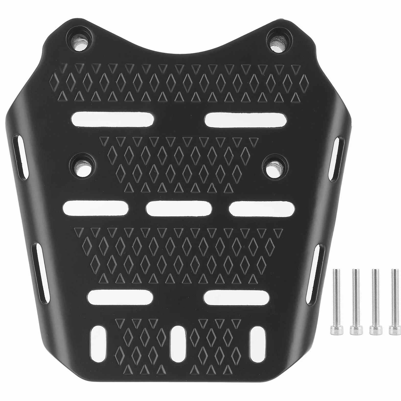 Tylny bagażnik, Dioche Czarny Motocykl Tylny Bagażnik CNC Uchwyt ze stopu aluminium Pasuje do Hondy PCX 125 150 2014-2019 Stop aluminium