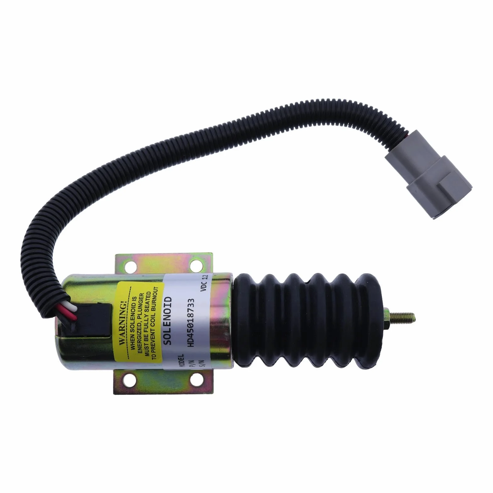 12V Pull Solenoid P613-A1V12 P613A1V12 compatible with Trombetta Engine Throttle Continuou Duty 3 Terminal