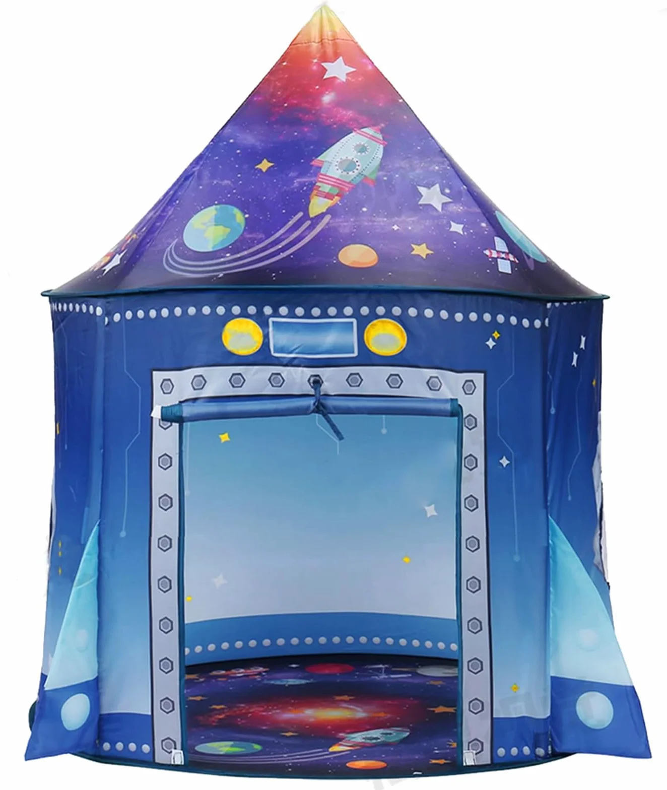 Namiot do zabawy Rakieta Playhouse dla dzieci Indoor Outdoor Duży Astronauta Pop Up Przenośny
