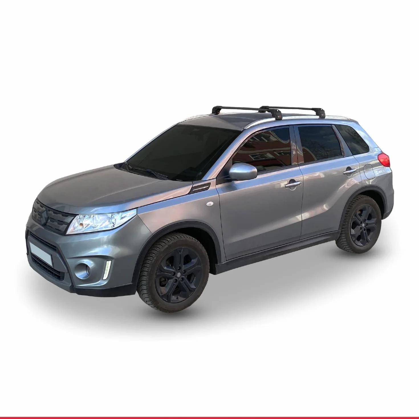 Aluminiowy bagażnik dachowy kompatybilny z Suzuki Vitara Escudo LY 2015-2026 ACE-2 2 poprzeczki czarne