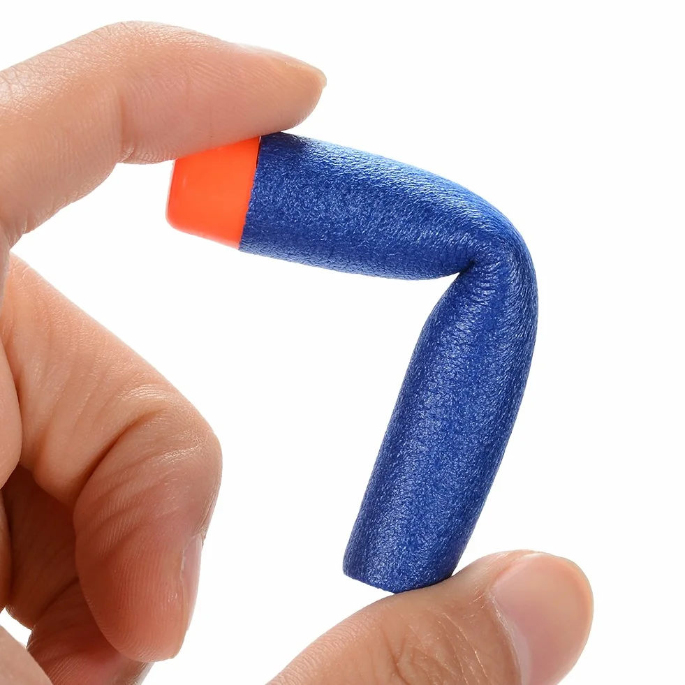NIWWIN Dart piankowe naboje zapasowe 7,2 cm do gry w darta, Nerf N-Streik Elite, seria Blasters Kid Nerf, zabawkowy pistolet, opakowanie uzupełniające, niebieskie, 100 szt.