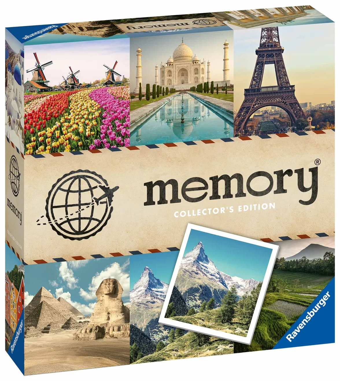 Collector's memory® Schönste Reiseziele - Gesellschaftsspiel & Brettspiel ab 6 Jahre