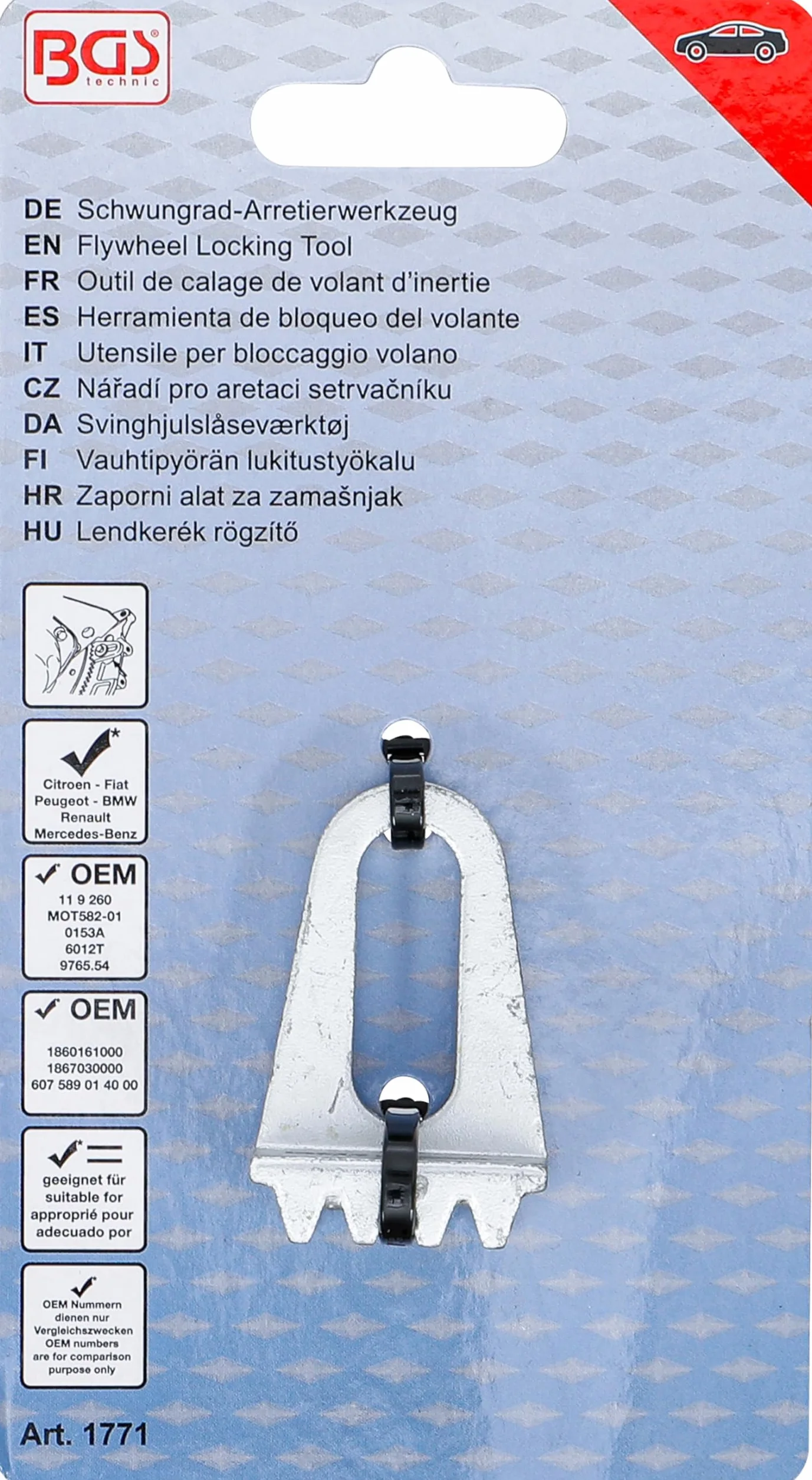 BGS 1771 Blokada do koła zamachowego Citroen Fiat Peugeot