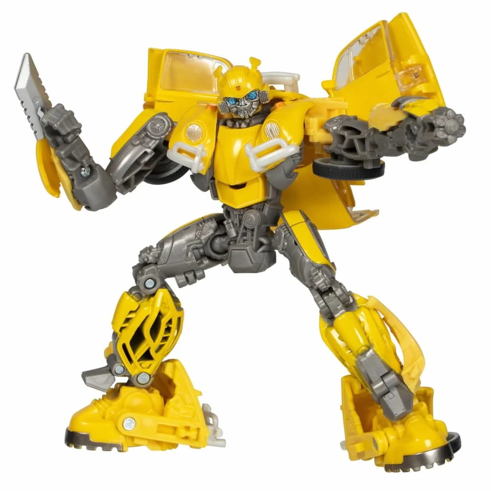 Bumblebee 117 klasy Deluxe z kolekcji zabawek Transformers Studio Series z filmu "Transformers: Bumblebee", przekształcająca się figurka o wysokości 11,5 cm, wiek: od 8 lat