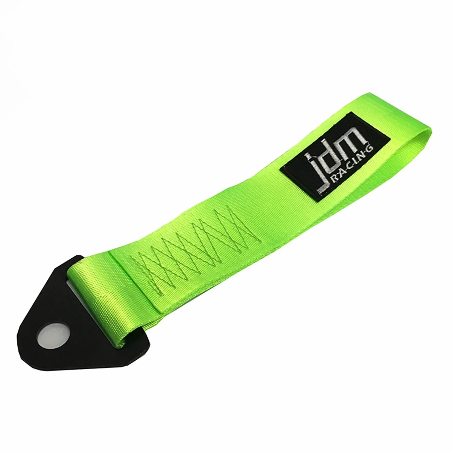 Pas holowniczy Uniwersalny pas holowniczy do samochodów wyścigowych/Liny holownicze/Haki/Drążki holownicze bez śrub i nakrętek,Haczyk holowniczy(Neon green)