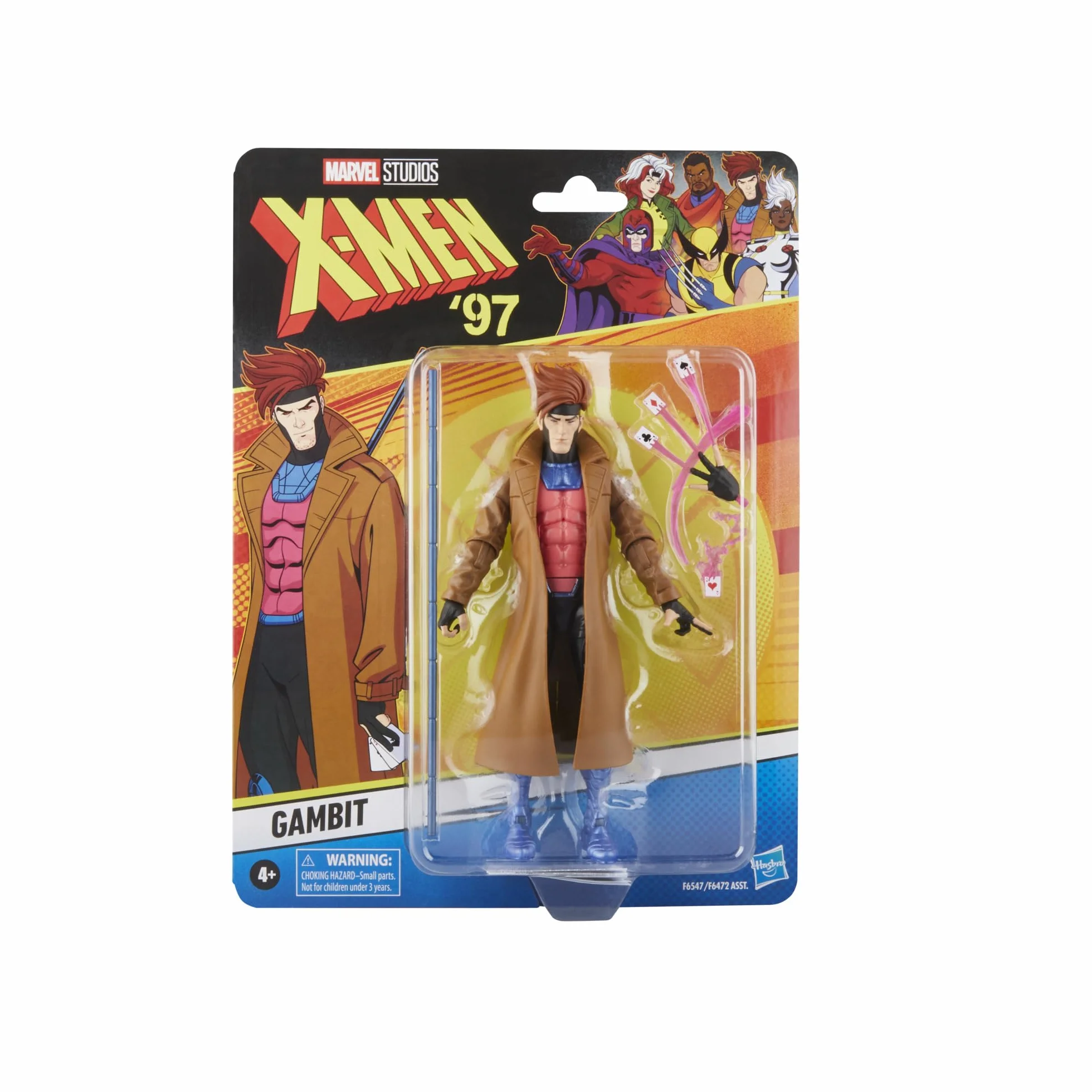 Hasbro Marvel Legends Series X-Men'97, figurka Gambit 15 cm, figurki Marvels Legends