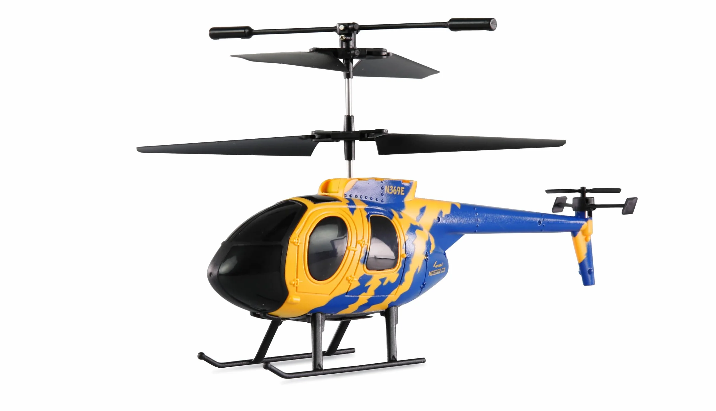 Amewi MD500E CX helikopter współosiowy 3-kanałowy RTF zdalnie sterowany heli helikopter dla początkujących, dla początkujących dzieci od 8 lat
