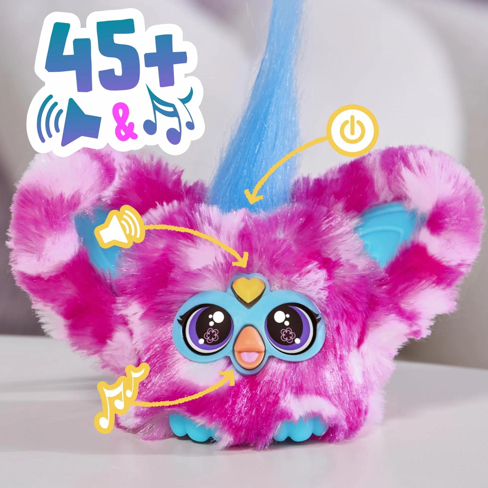 Furby Furblets Dah-Tee mini elektroniczna pluszowa zabawka