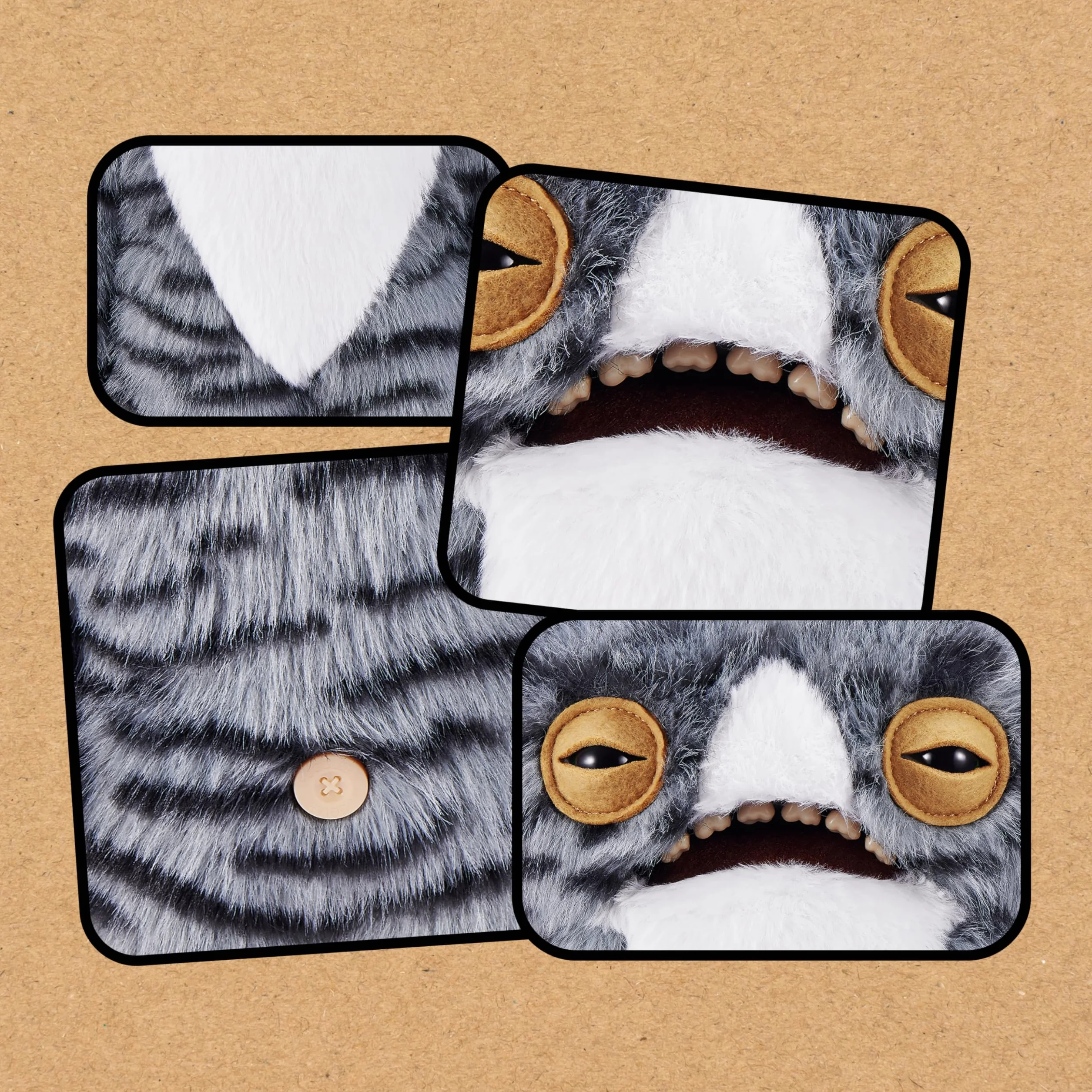 Fuggler 9, CORESERIES 1-ALLEY CATS PLUSH 9 (Cat Eyed Weirdo)