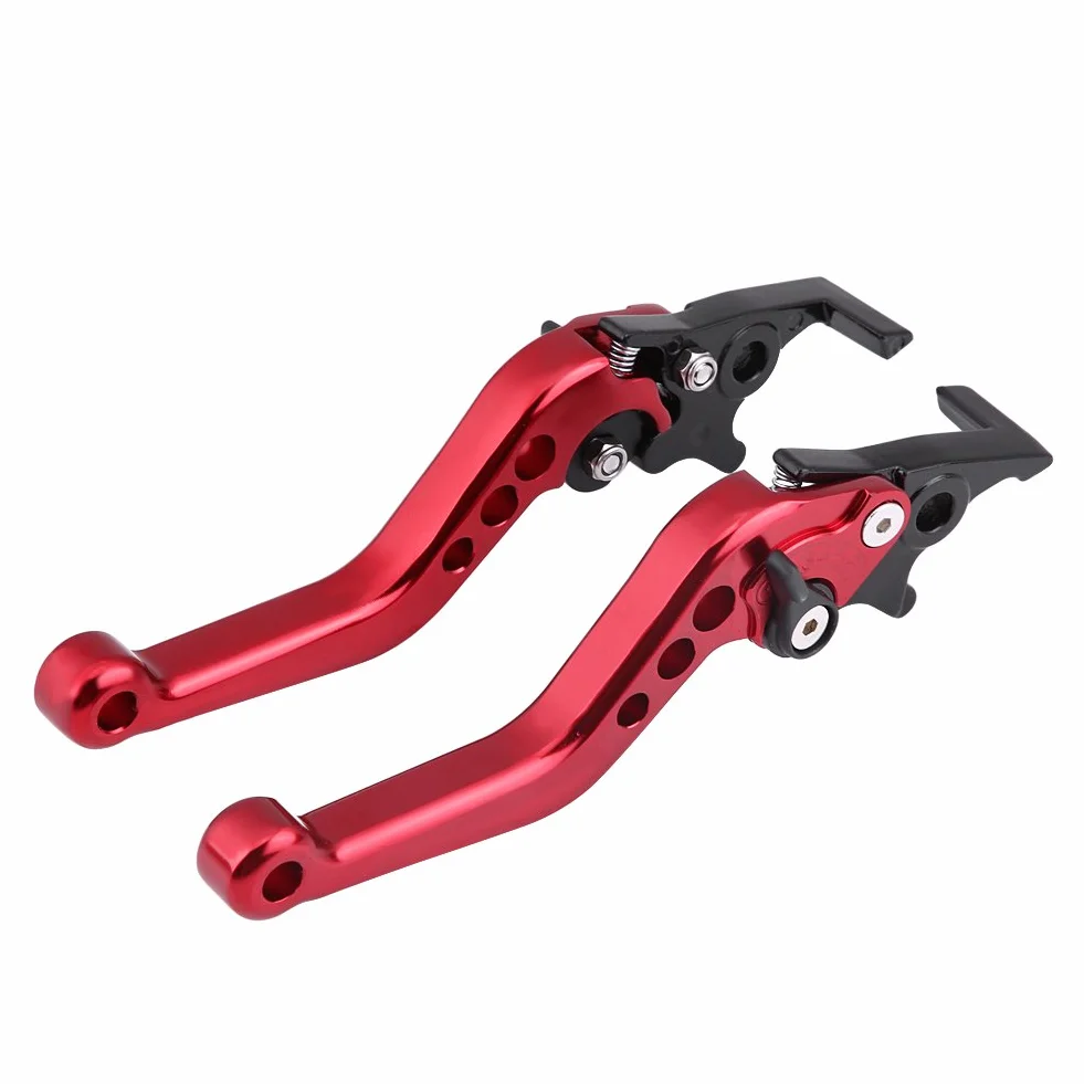 EBTOOLS Ruckus levers clutch podniesienie KX250 podwójna dźwignia hamulca 1 para motocykl skuter CNC czerwona