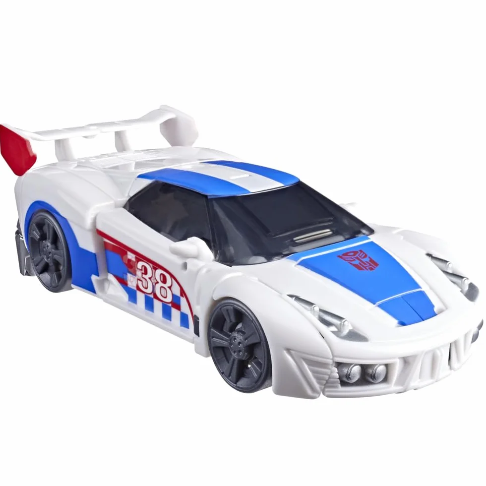 Smokescreen z kolekcji Transformers: Age of the Primes, 13-centymetrowa przekształcająca się figurka klasy Deluxe, zabawkowe roboty dla dzieci w wieku od 8 lat