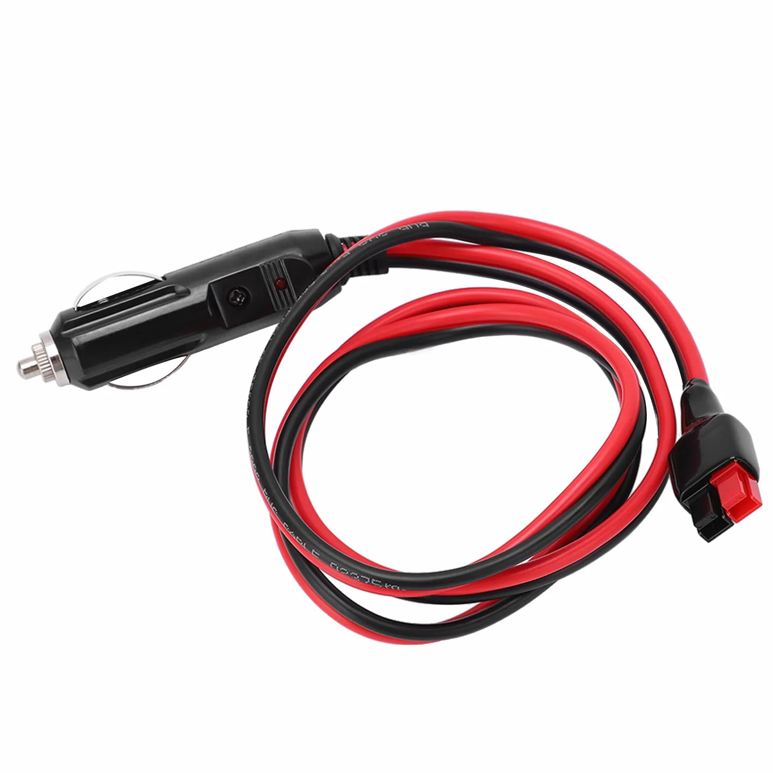 Fyearfly Kabel do zapalniczki samochodowej Anderson z wtyczką męską LED 220V