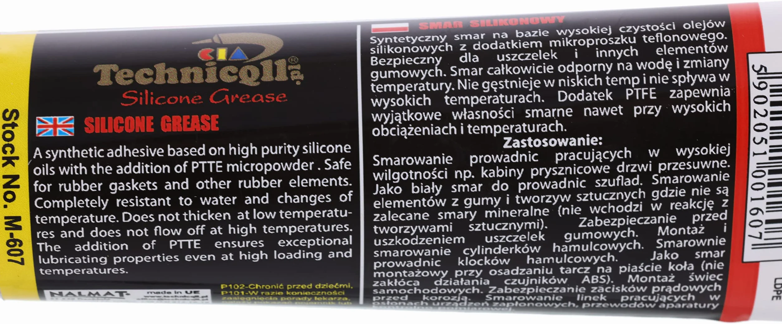 Technicqll 100 ml silikonowy smar 55% PTFE do montażu tarcz hamulcowych i klocków, gumowych uszczelek, świec zapłonowych