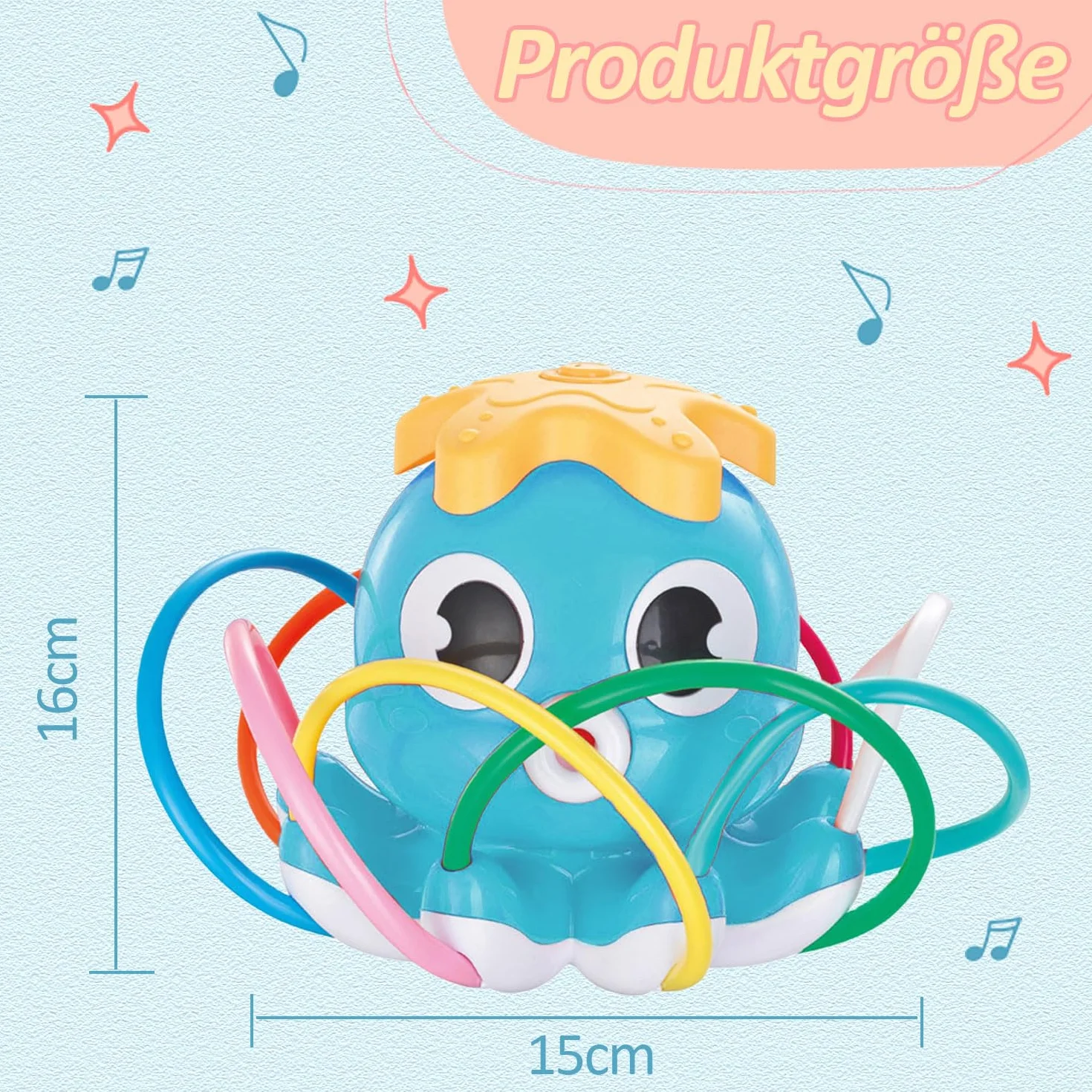 Zabawki Splash Play, Zabawka zraszacza dla dzieci, opryskiwacz ośmiornicy, zabawki do wody dla dzieci, zraszacz wody dla dzieci, na podwórko, trawnik, zajęcia na świeżym powietrzu