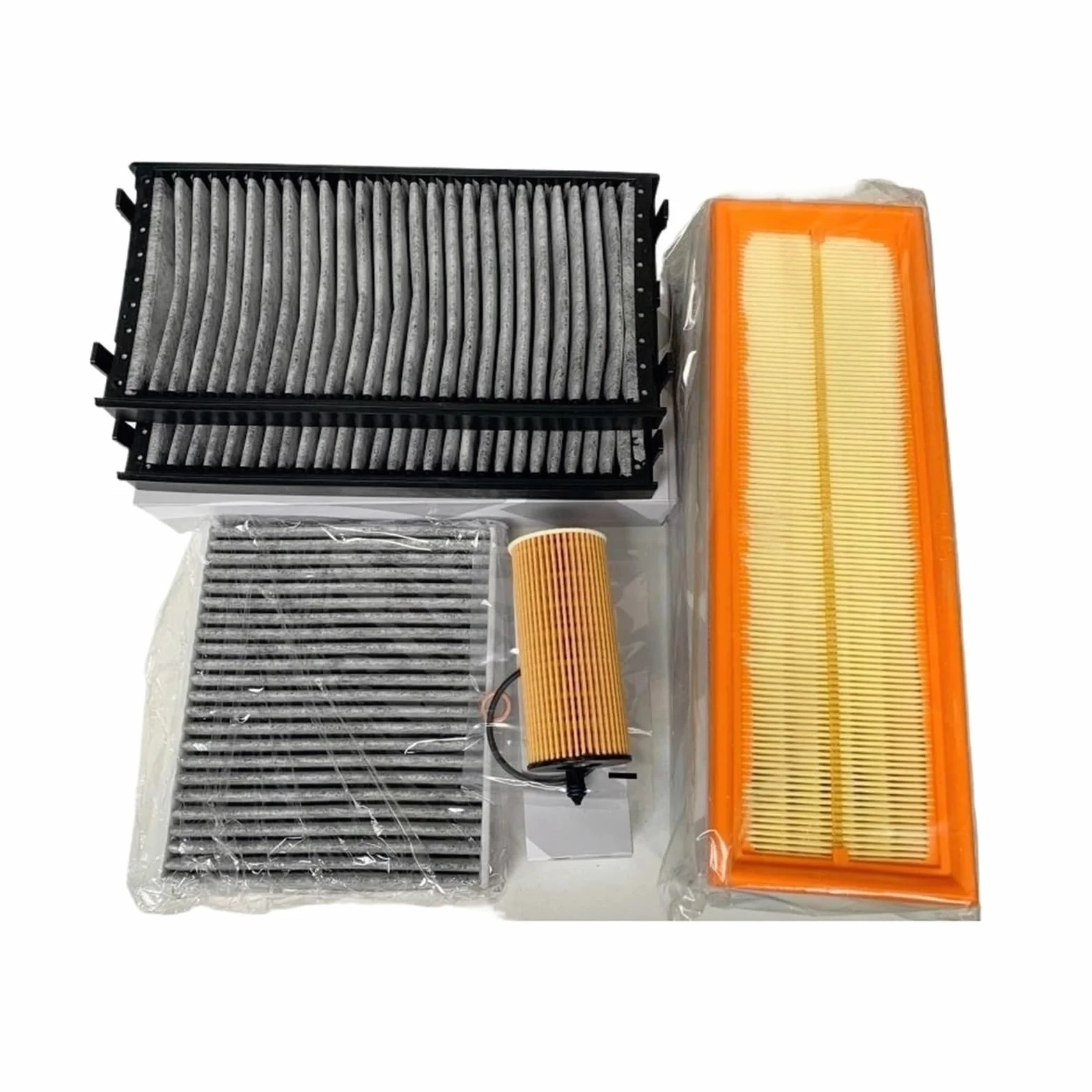 filtr pyłkowy z węglem aktywnym Zestaw 4 Filtrów Pasujących Do Silnika Diesla X5 SDrive25d (F15) 2.0TDI B47D20B, Klimatyzacja Kabinowa, Filtr Oleju, Części Zamienne 2013-