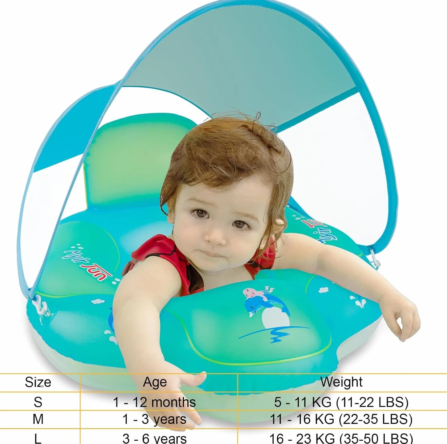 Myir Baby Seat Basen, Błoto dla niemowląt, Boja dziecięca, nadmuchiwane błoto dla dzieci, pływak, pierścień pływacki, pierścień pływacki