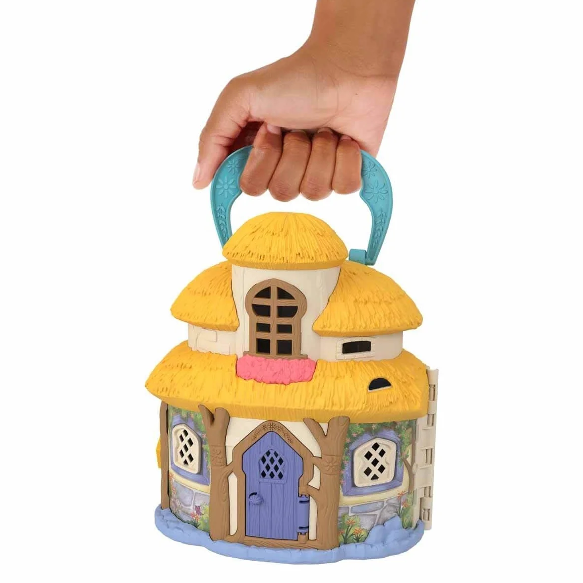 Mattel Disney Życzenie Domek Ashy z Rosas Zestaw z domkiem dla lalek, minilalką, figurką Gwiazdki i 15 akcesoriami (takimi jak mebelki) HRH76