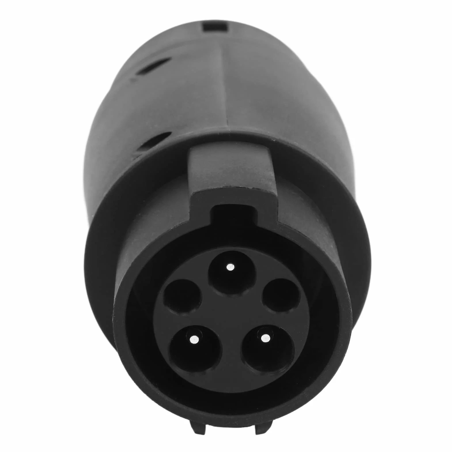 Aramox Adapter do ładowania pojazdów elektrycznych typu 1 do typu 2 Złącze EV 16-32A 220-250 V dla pojazdów standardowych od USA do UE
