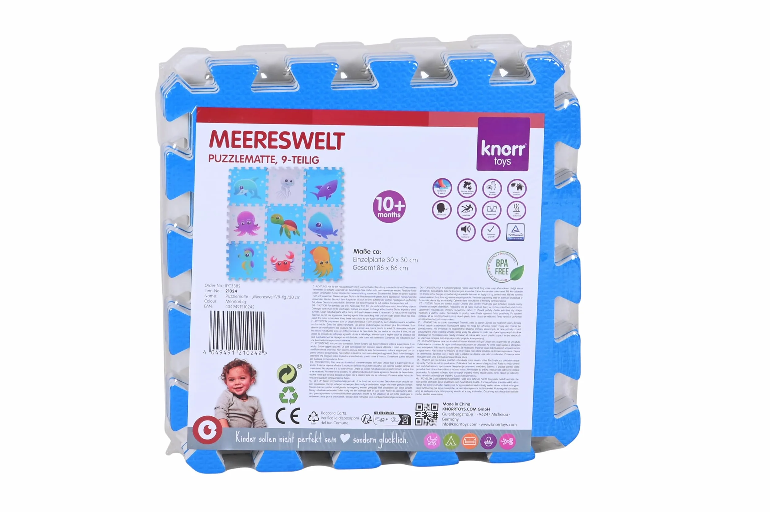KNORRTOYS.COM 21024 maty puzzle, niebieskie