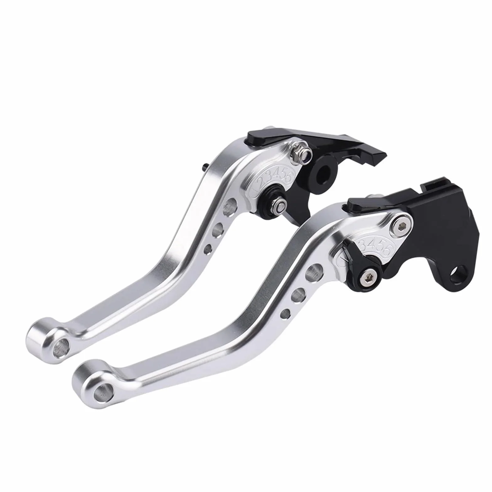Regulowane dźwignie hamulcowe i sprzęgła do HONDA ADV 350 X-ADV 750 Forza 350 Forza 750 2021-2022 Short Silver
