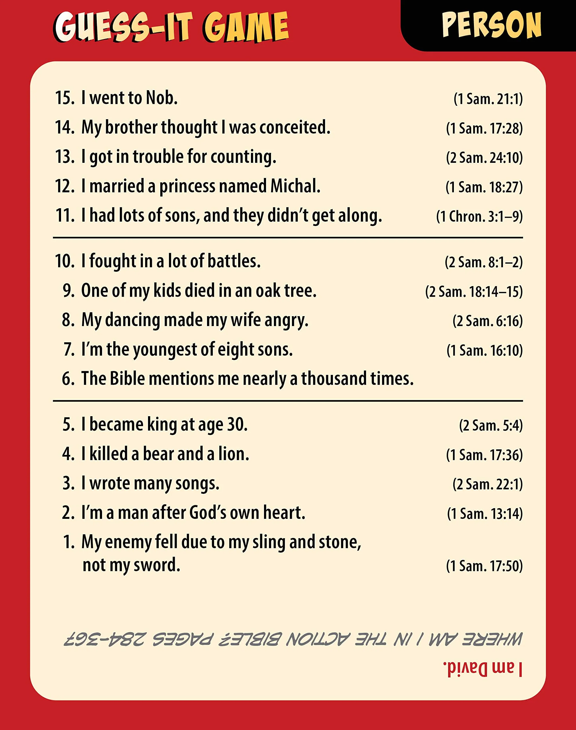 Action Bible Guessit Game
