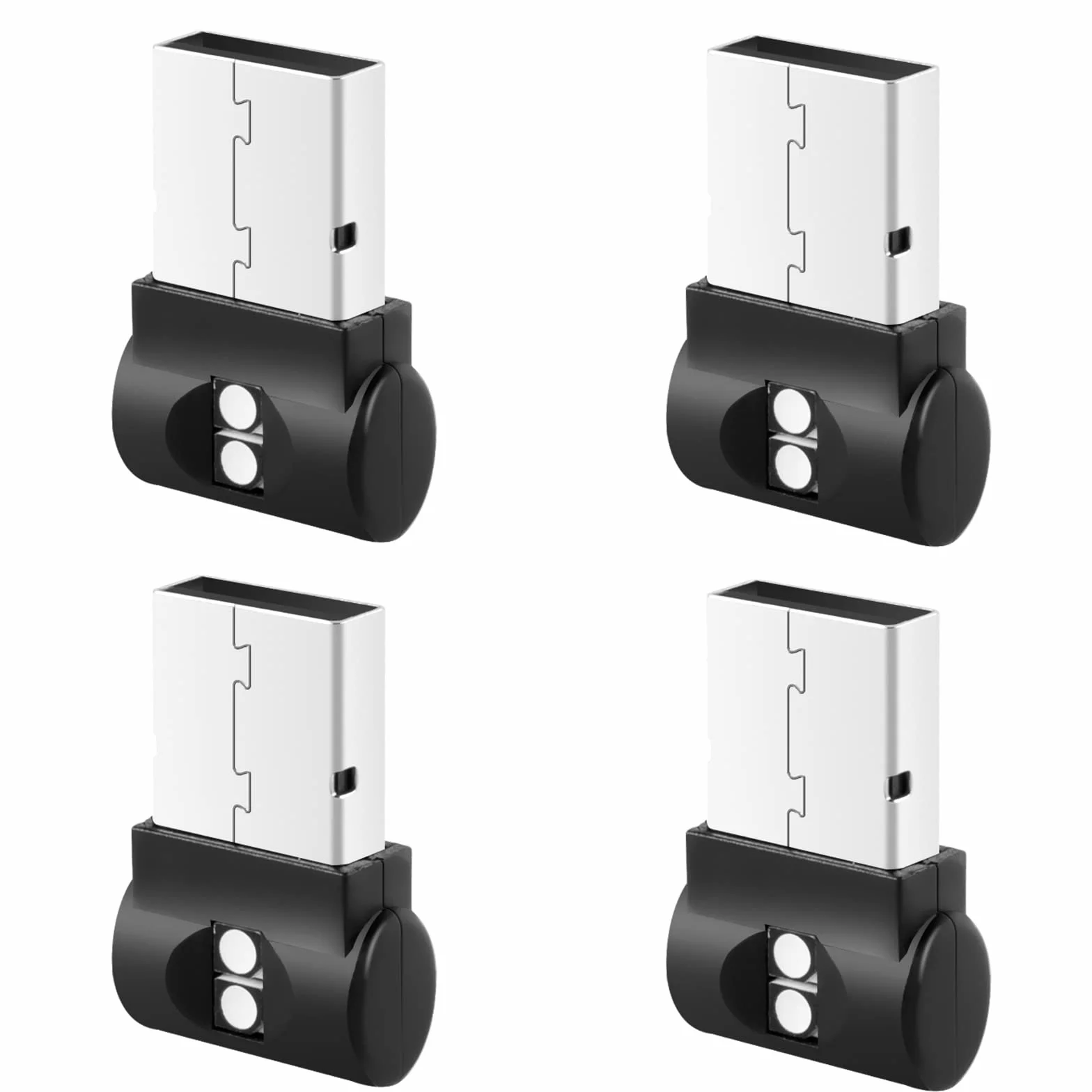 4 sztuki mini USB LED oświetlenie samochodowe RVB nastrojowe światło 7 kolorów do wnętrza samochodu, atmosfery pomieszczenia i lampki nocnej