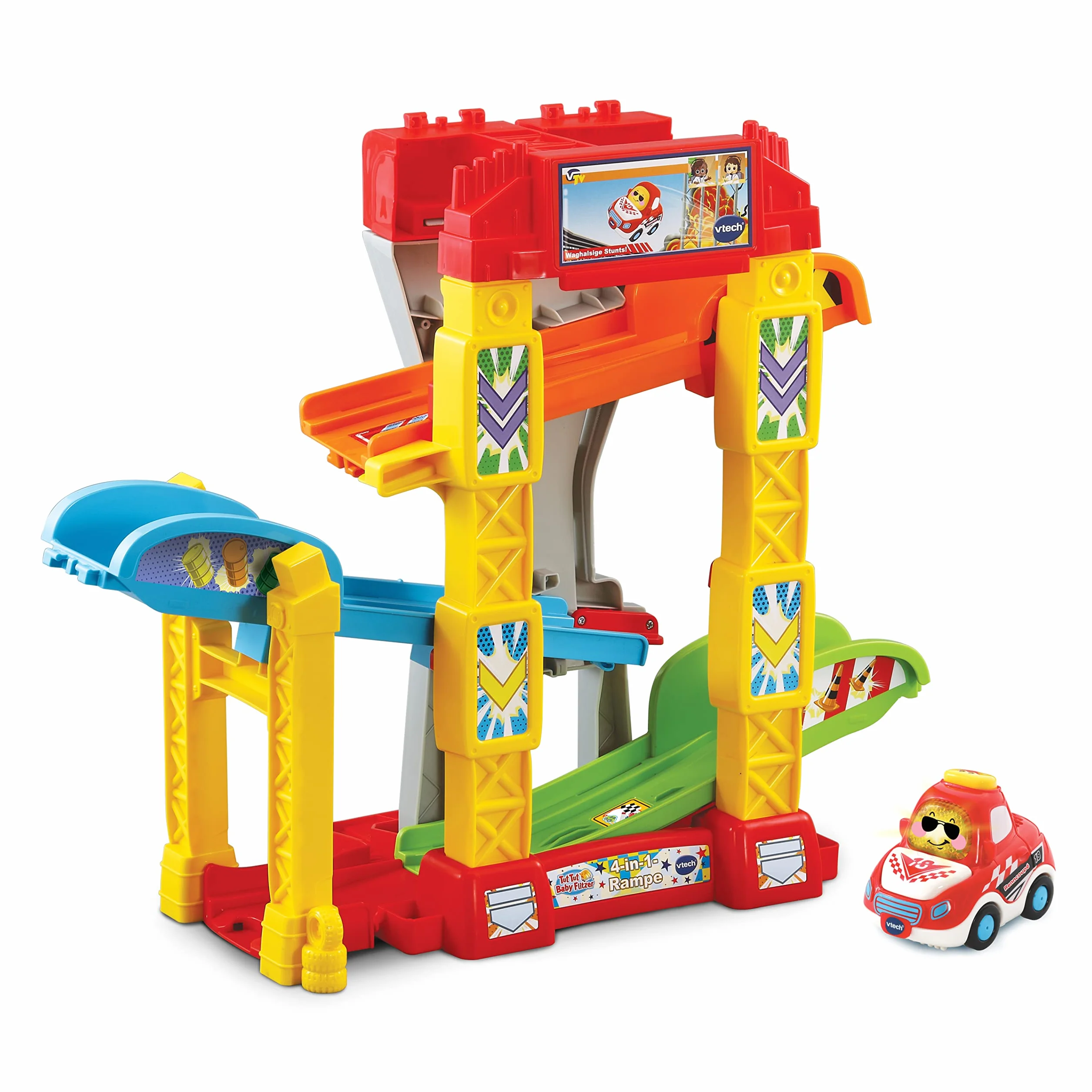 Tut Tut Baby Flitzer - rampa 4 w 1