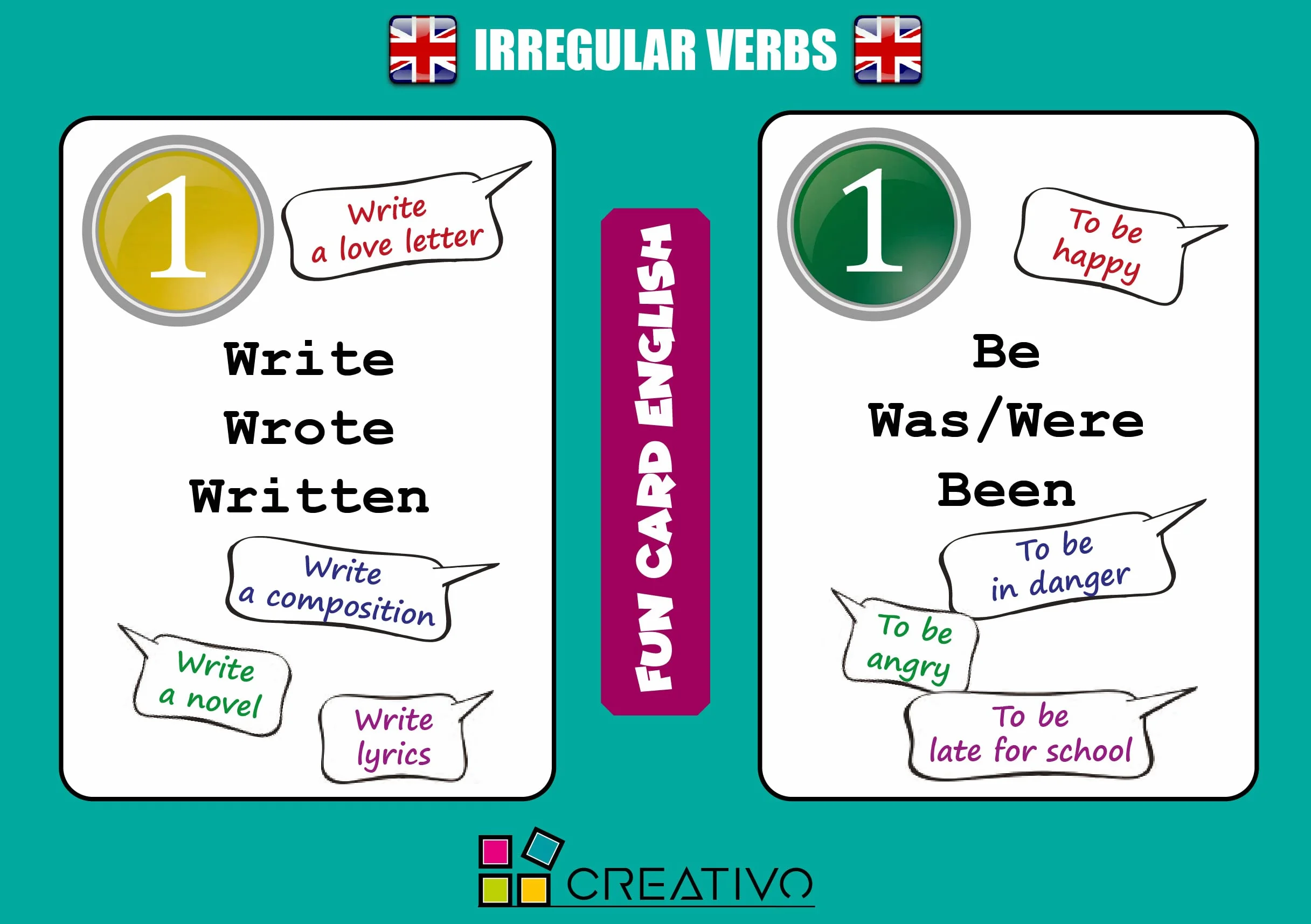 ENGLISH IRREGULAR VERBS (FICHAS)